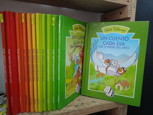UN CUENTO CADA DIA LOS 12 MESES DEL AÑO WALT DISNEP USADO INFANTIL LITERARIO 305