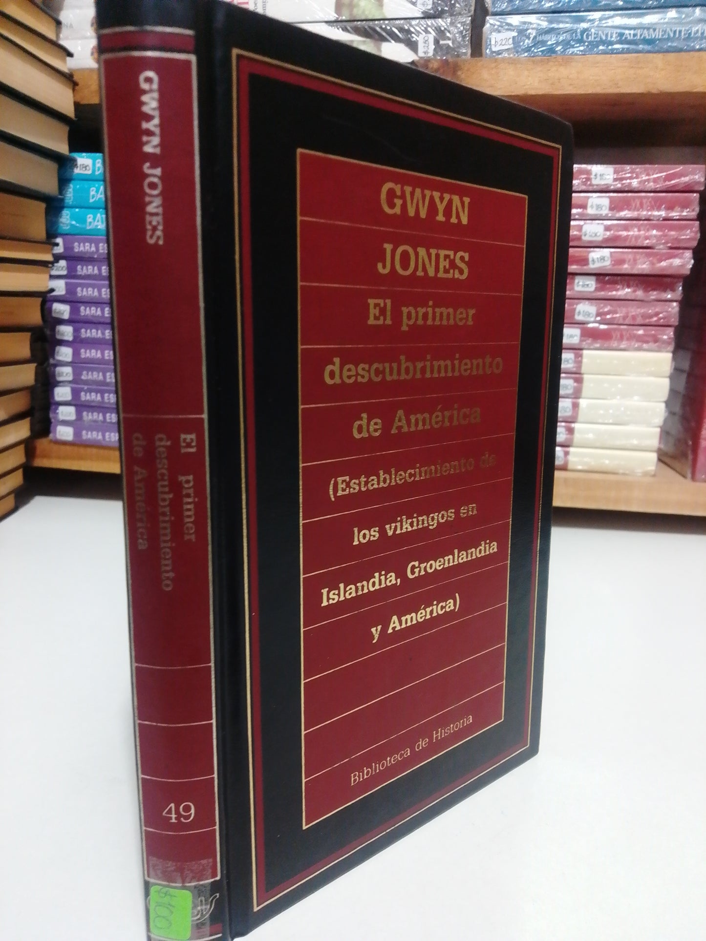 EL PRIMER DESCUBRIMIENTO DE AMERICA POR GWYN JONES USADO NOVELA JUAREZ