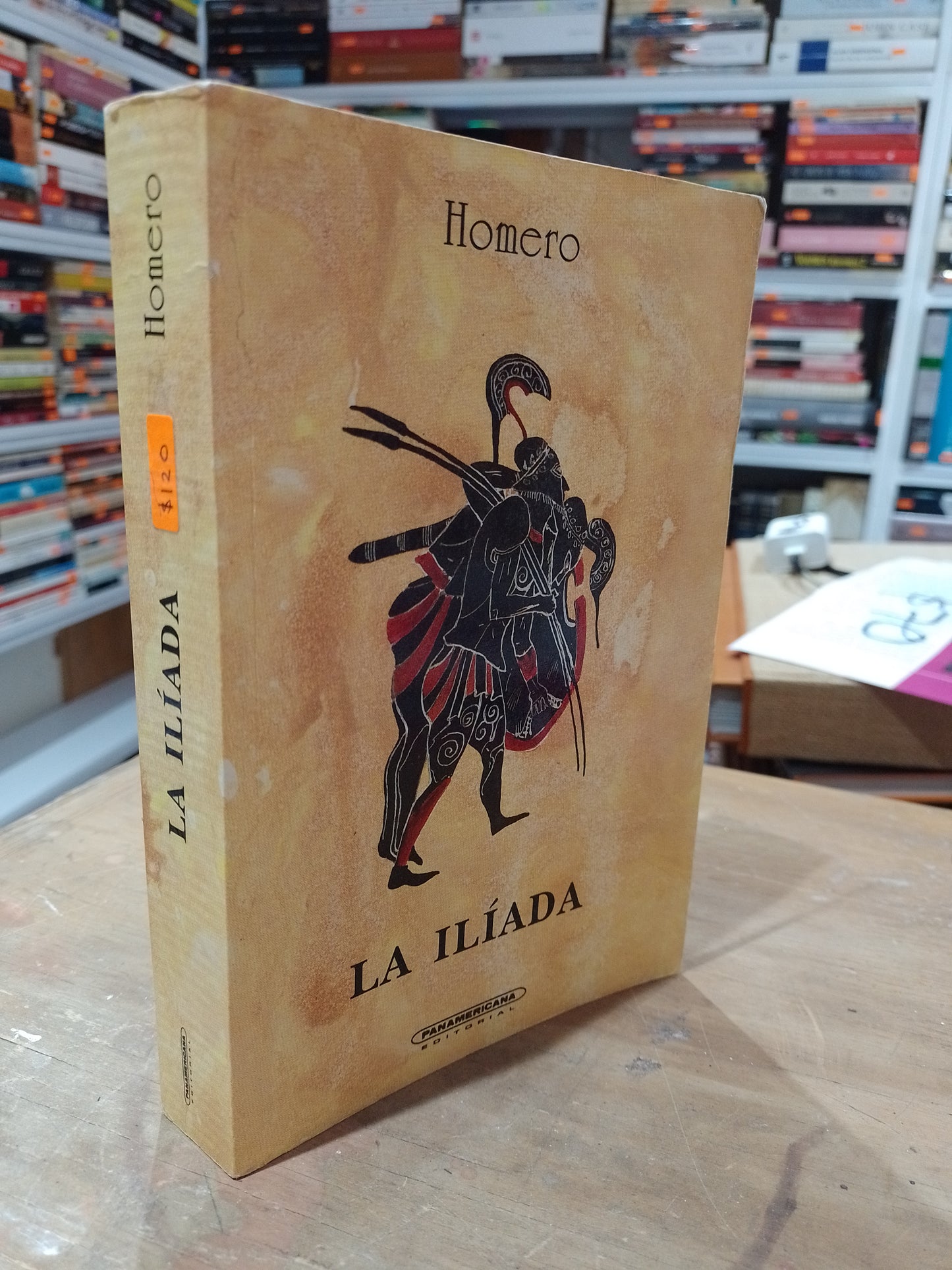 LA ILIADA POR HOMERO USADO NOVELA JUAREZ 515