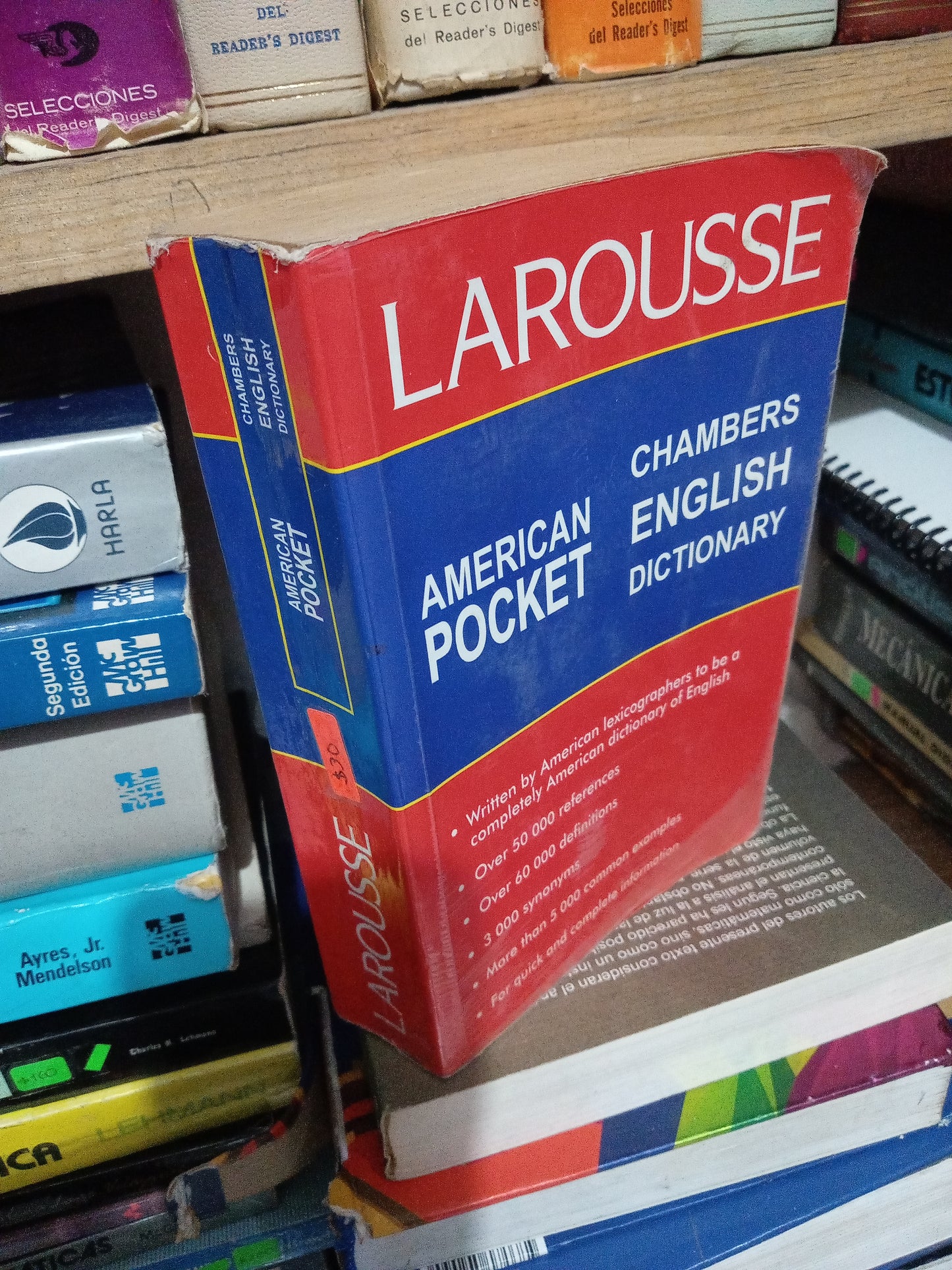 AMERICAN POCKET CHAMBERS ENGLISH DICTONARY USADO IDIOMAS JUAREZ