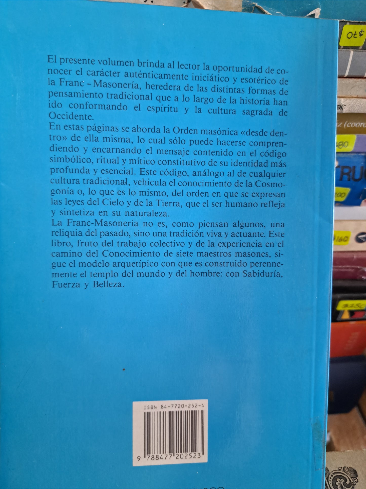 SIETE MAESTROS MASONES SÍMBOLO, RITO, INICIACIÓN LA COSMOGONÍA MASÓNICA EDICIONES OBELISCO USADO MASONERÍA ALDAMA