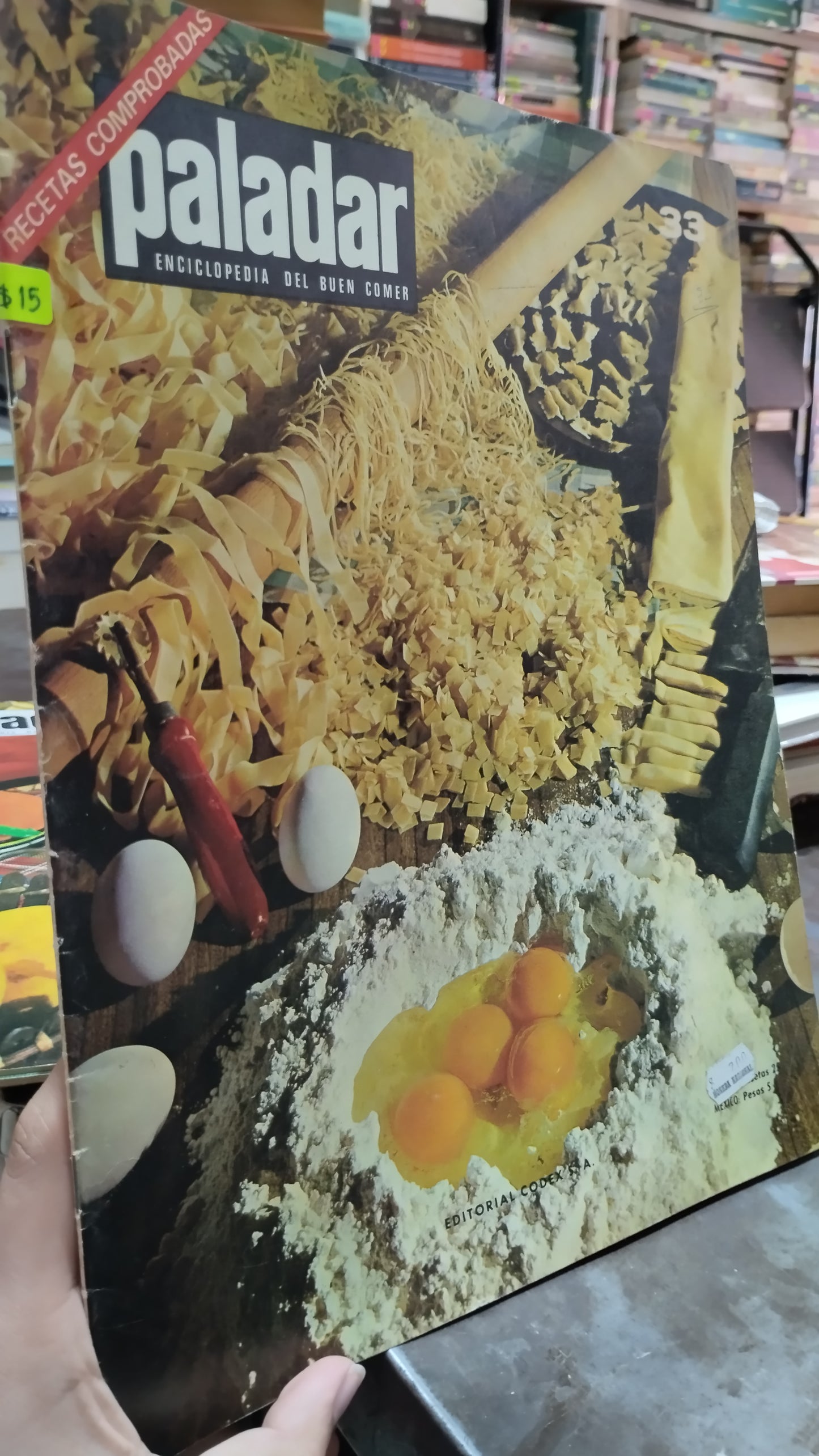 PALADAR RECETAS COMPROBADAS 33 LIBRO USADO COCINA ALDAMA