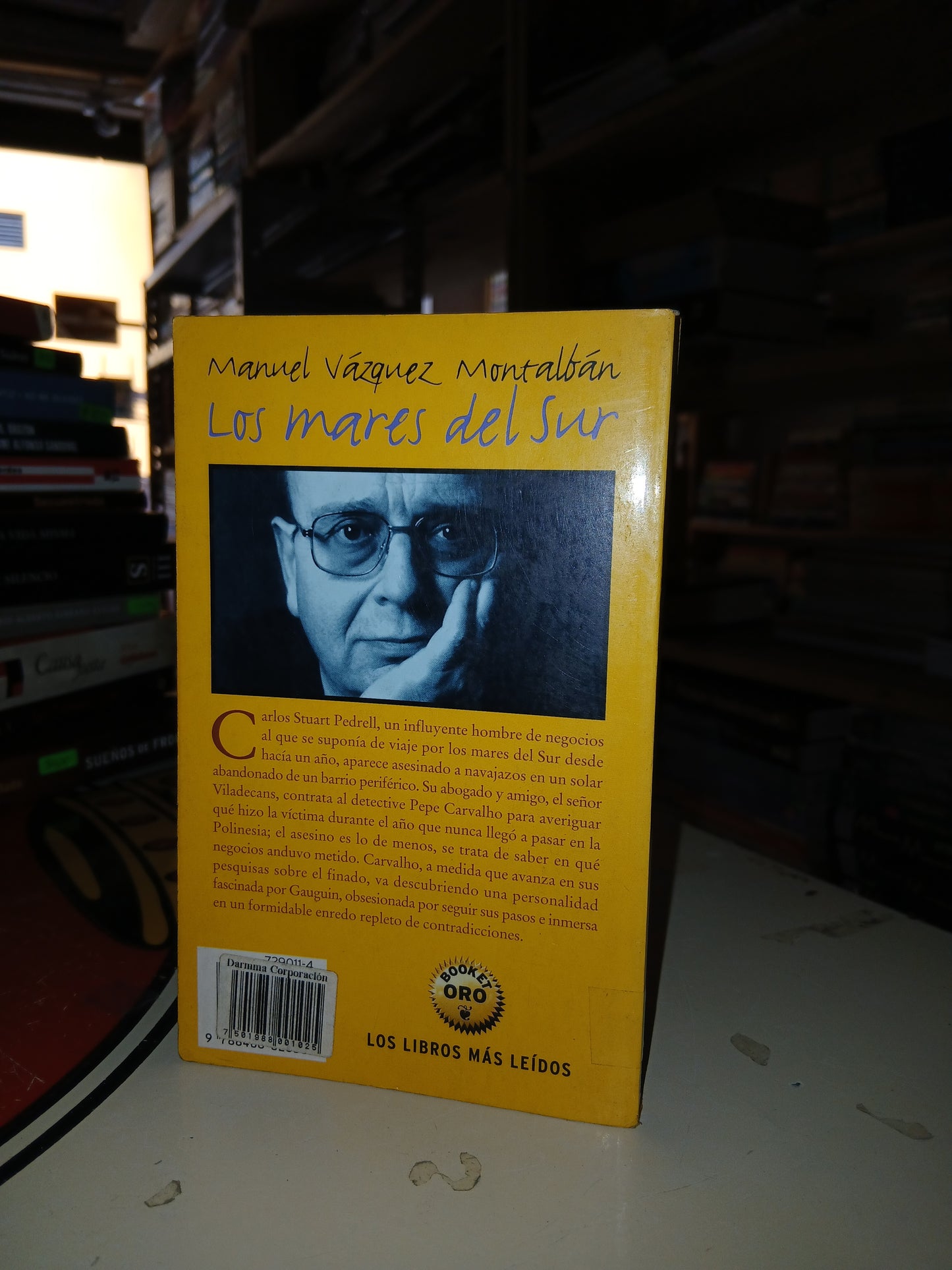 LOS MARES DEL SUR POR MANUEL VÁZQUEZ MONTALBÁN USADO NOVELA LITERARIO 207