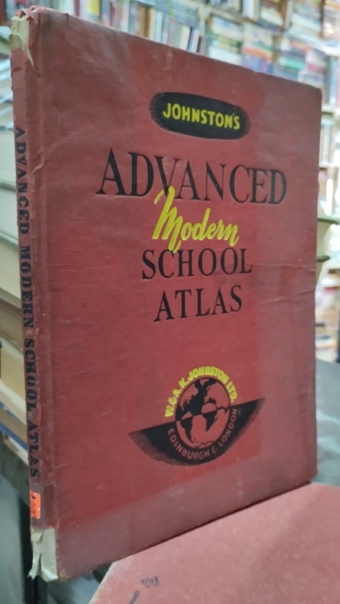 ADVANCED MODERN POR SCHOOL ATLAS LIBRO USADO ANTIGUO ALDAMA