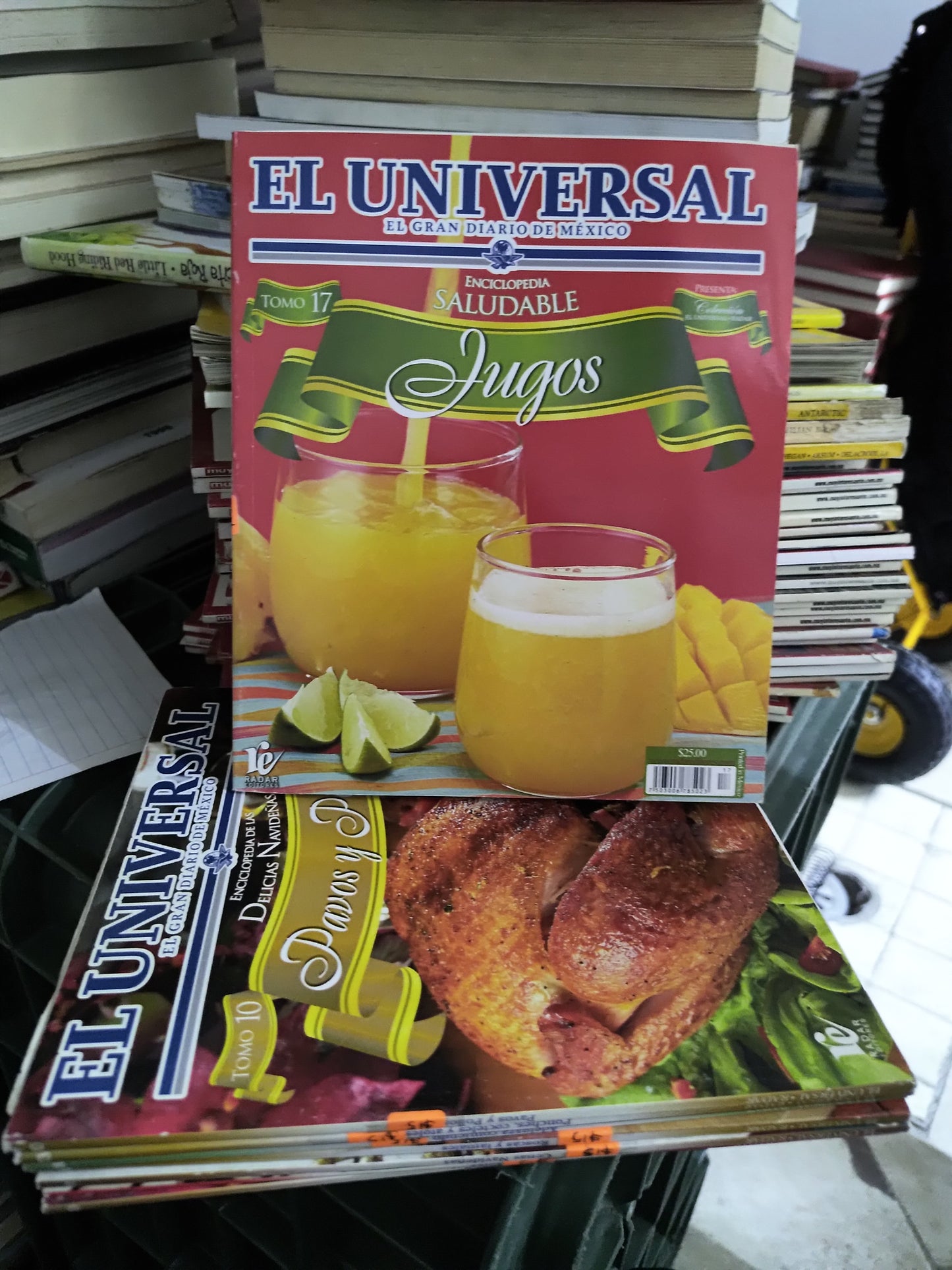COLECCION ENCICLOPEDIA SALUDABLE POR EL UNIVERSAL USADO COCINA JUAREZ 515 8 TOMOS POR $15 C/U