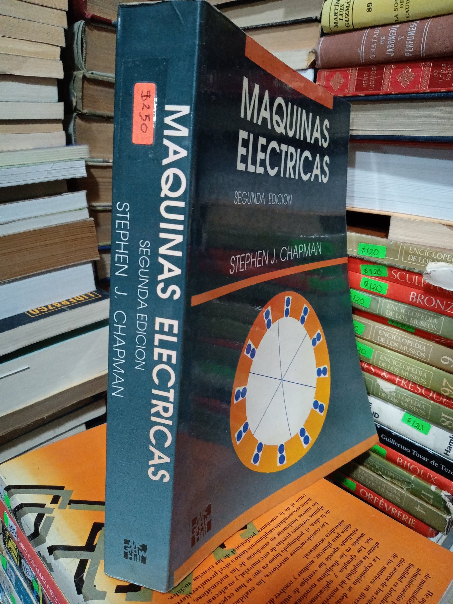MAQUINAS ELÉCTRICAS SEGUNDA EDICION POR STEPHEN J CHAPMAN USADO MATEMÁTICAS JUÁREZ