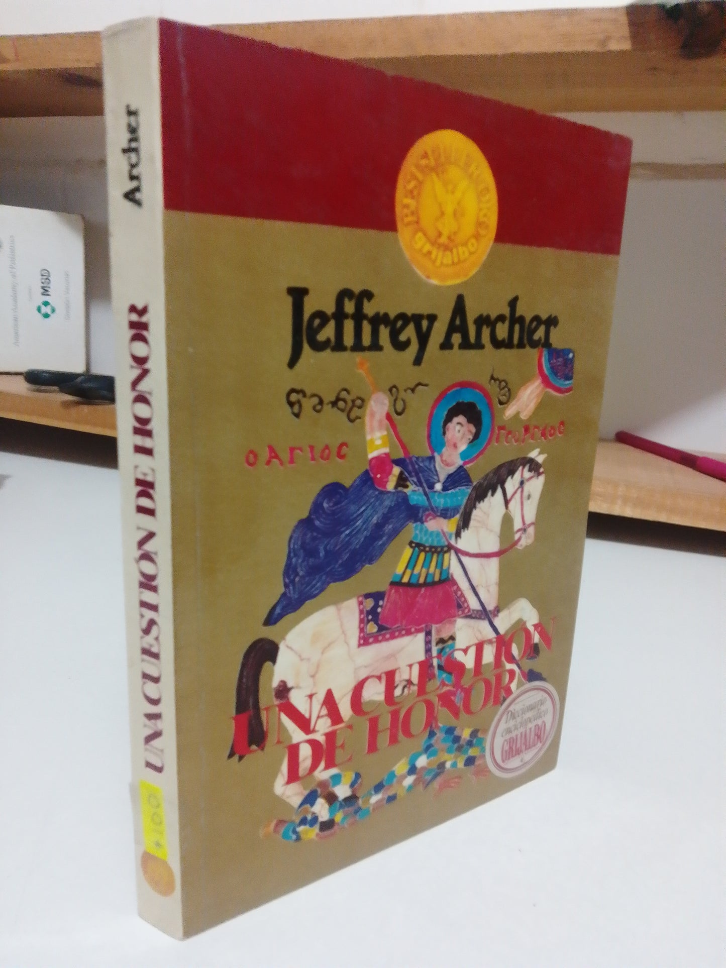 UNA CUESTION DE HONOR POR JEFFREY ARCHER USADO NOVELA JUAREZ
