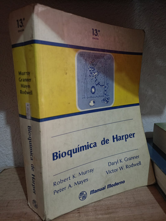 BIOQUIMICA DE HARPER POR MURRY MAYES GRANNER RODWELL USADO SALUD LITERARIO 305