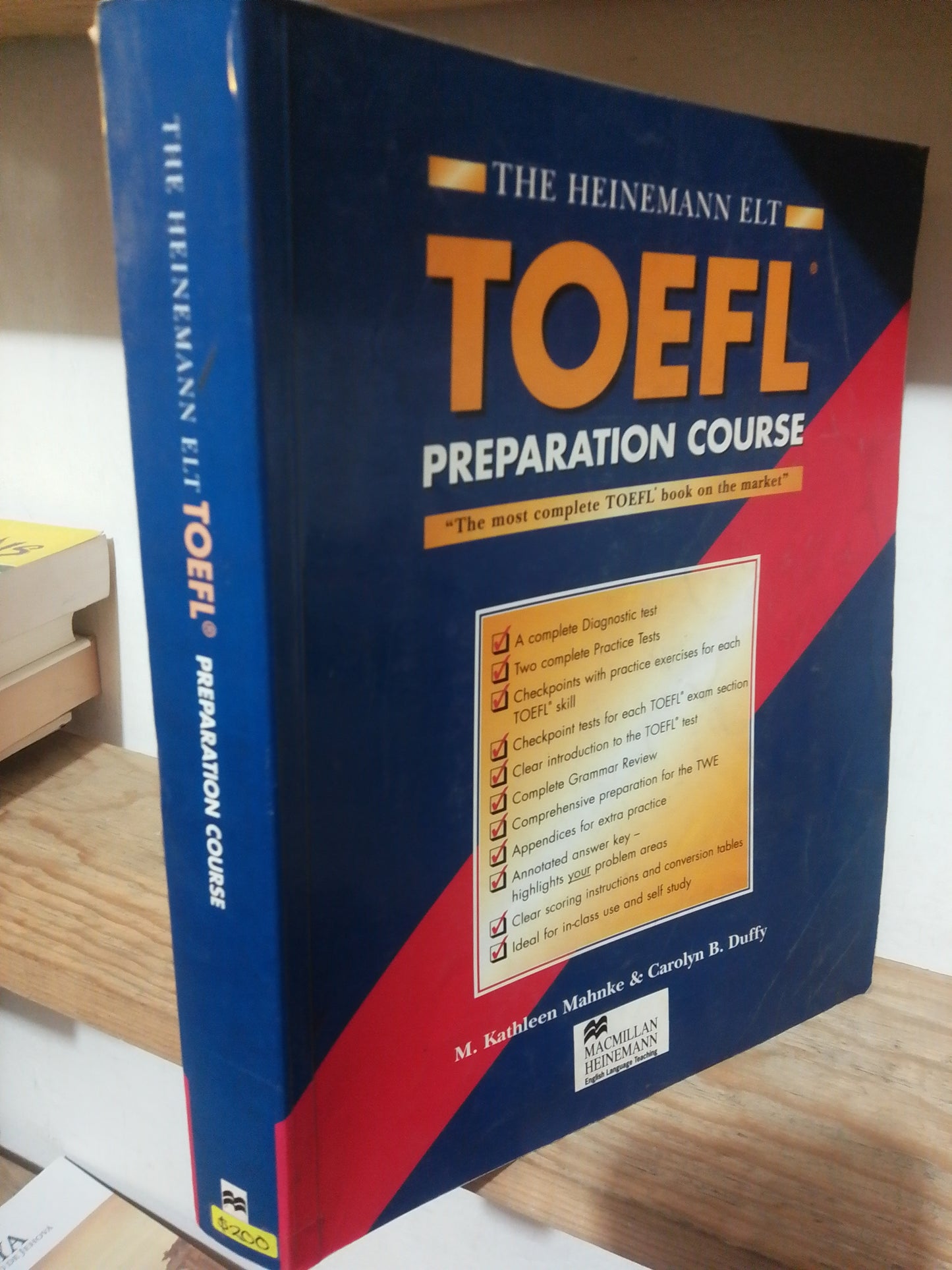 THE HEINEMANN ELT TOEFL PREPARATION COURS POR M.KATHLEEN MAHNKE USADO IDIOMAS JUAREZ