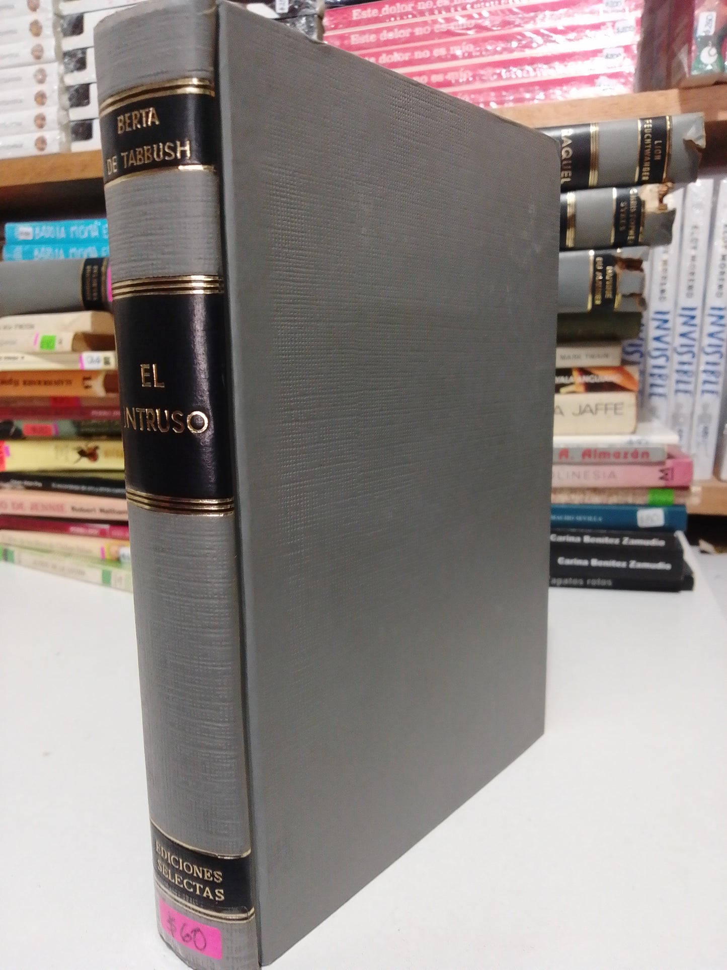 EL INTRUSO POR BERTA DE TABBUSH USADO NOVELAS JUAREZ
