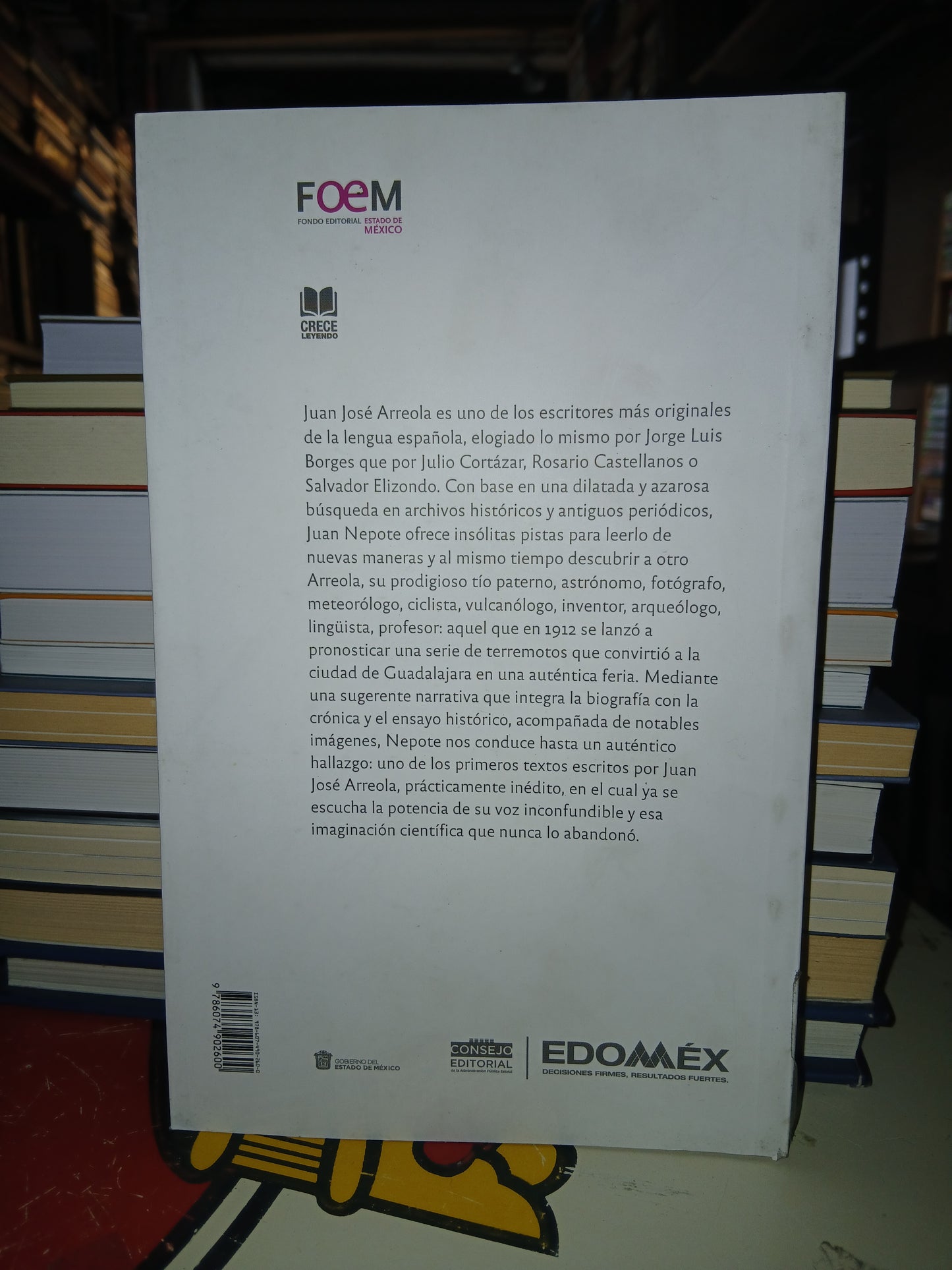 EL OTRO ARREOLA: JUAN JOSÉ ARREOLA & SU TÍO CIENTÍFICO POR JUAN NEPOTE USADO NOVELA LITERARIO 207