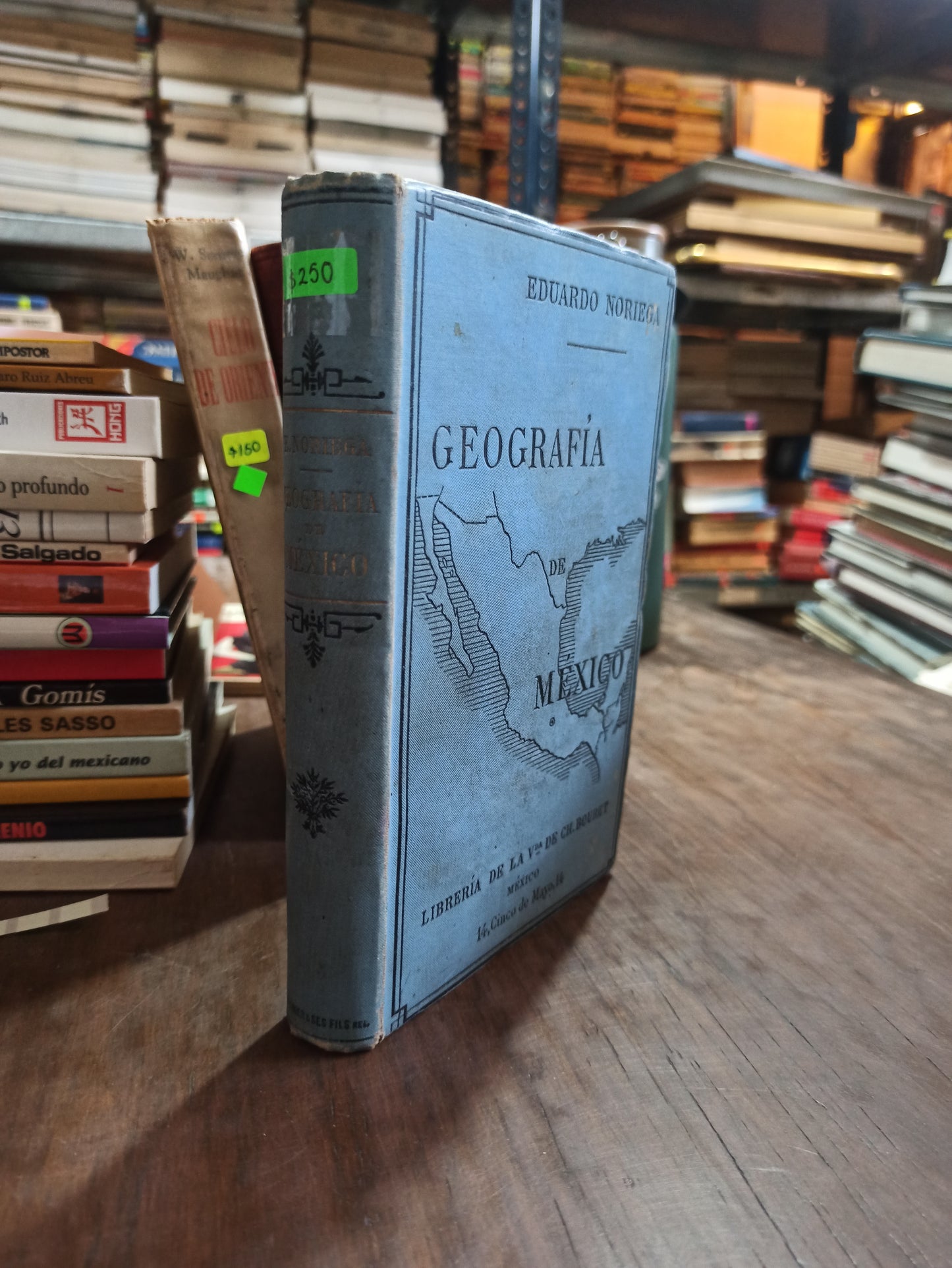 GEOGRAFÍA DE LA REPÚBLICA MEXICANA POR EDUARDO NORIEGA USADO ANTIGUOS ALDAMA