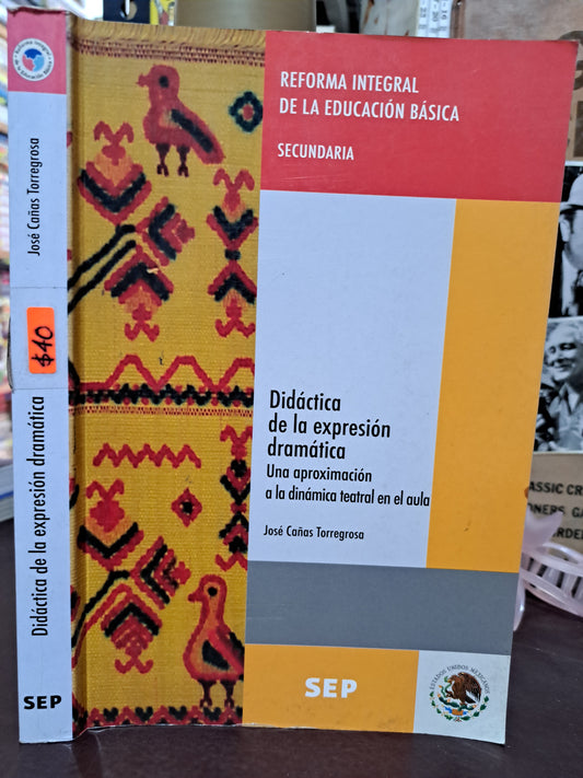 DIDÁCTICA DE LA EXPRESIÓN DRAMÁTICA JOSÉ CAÑAS TORREGROSA USADO EDUCACIÓN LITERARIO 305.