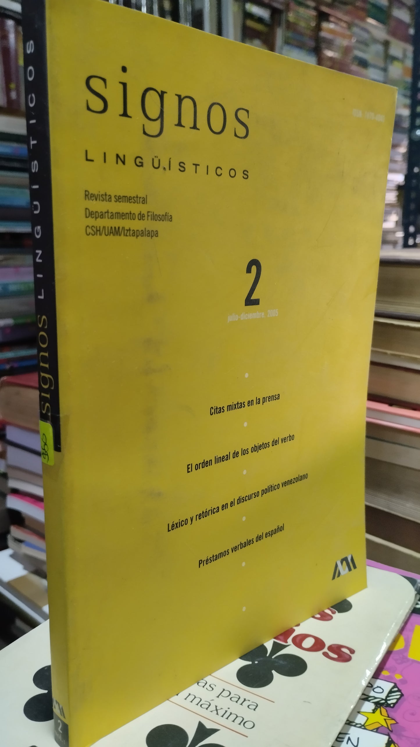 SIGNOS LINGÜISTICOS VOLUMEN 2 LIBRO USADO EDUCACION ALDAMA