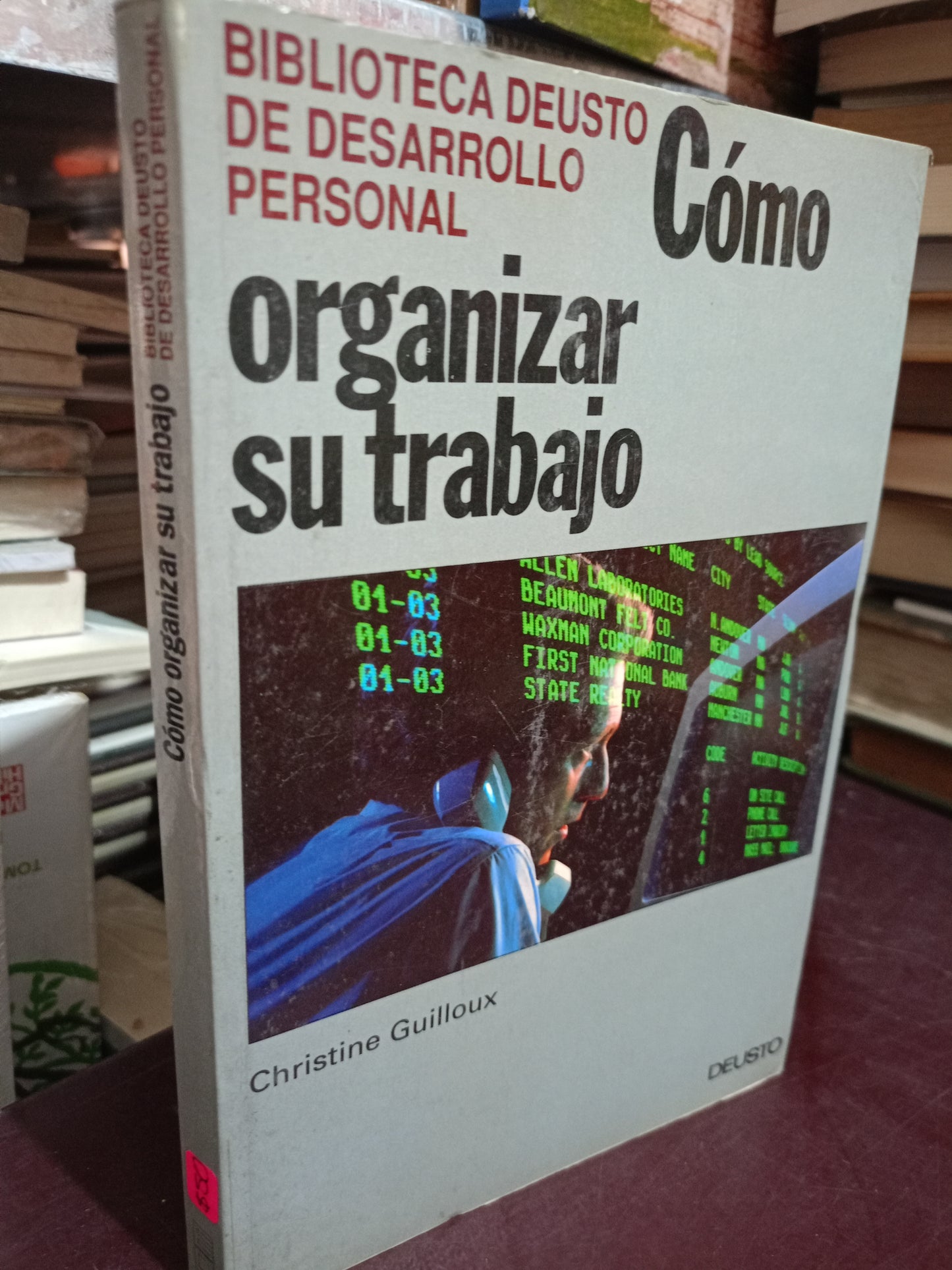 COMO ORGANIZAR SU TRABAJO POR CHRISTINE GUILLOUX USADO ADMIN LITERARIO 305