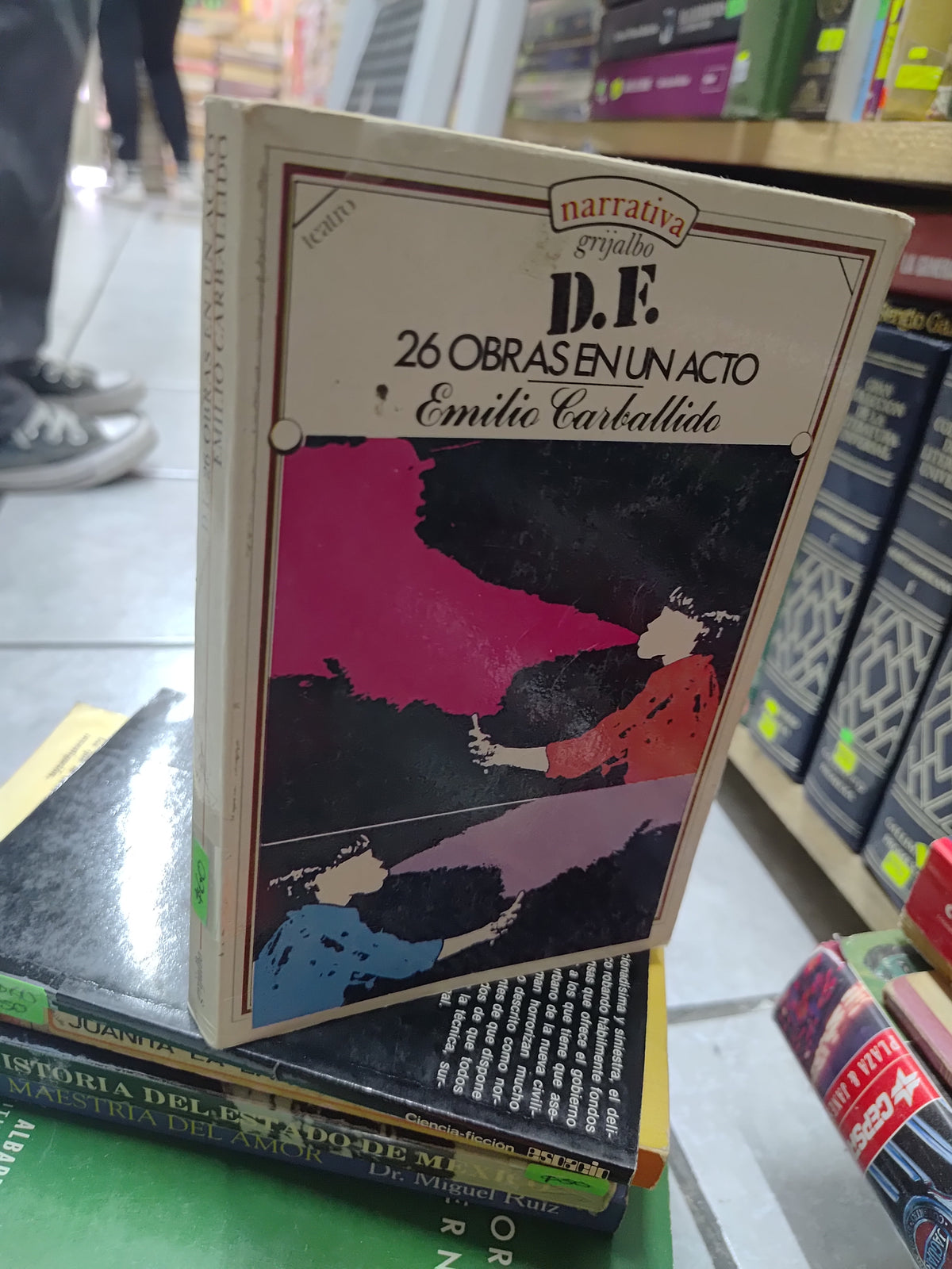 D. F. 26 OBRAS EN UN ACTO POR EMILIO CARBALLIDO USADO NOVELAS LITERARIO 207