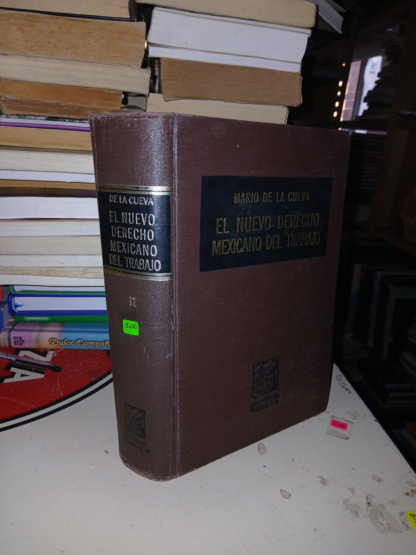 EL NUEVO DERECHO MEXICANO DEL TRABAJO POR MARIO DE LA CUEVA USADO DERECHO LITERARIO 207