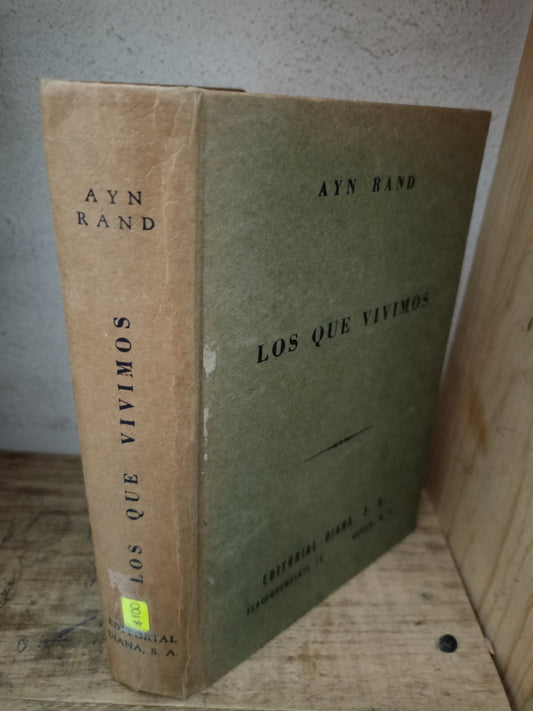 LOS QUE VIVIMOS POR AYN RAND USADO NOVELA LITERARIO 305