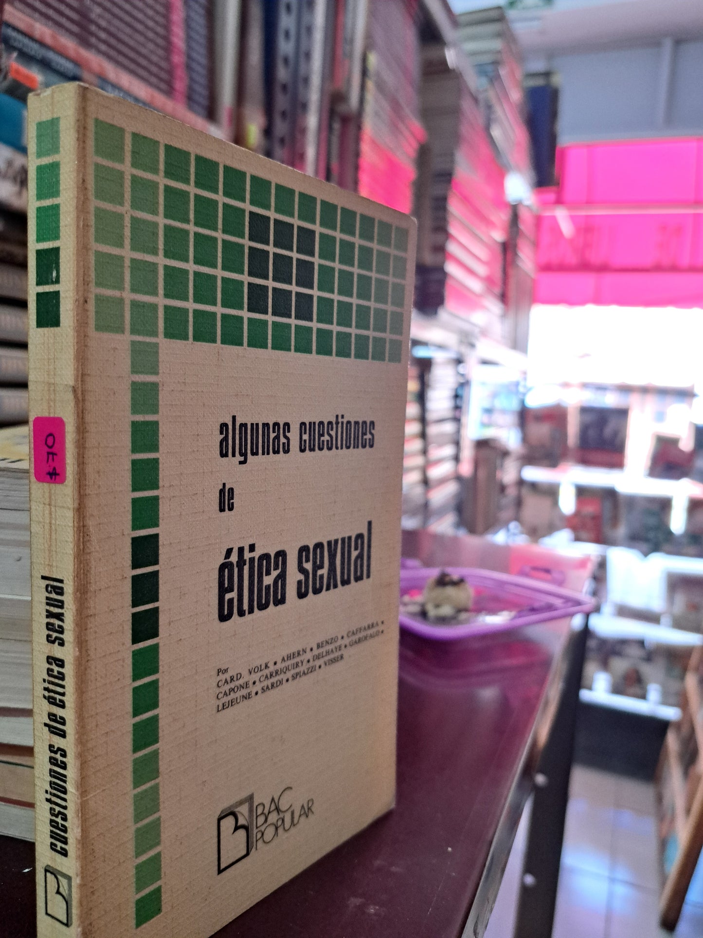 ALGUNAS CUESTIONES DE ÉTICA SEXUAL CARD. VOLK, ET. AL  USADO PSICOLOGÍA LITERARIO 305