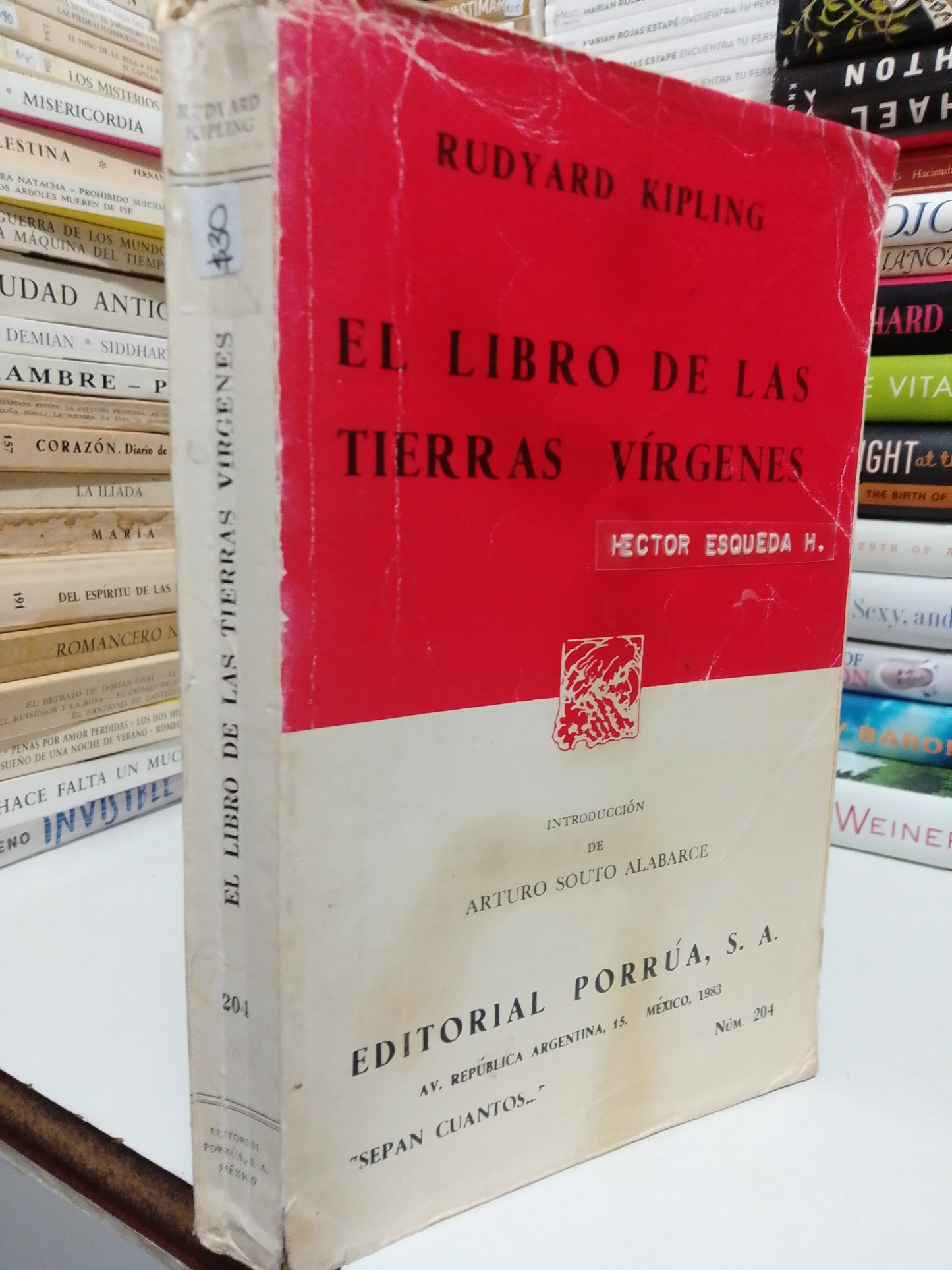EL LIBRO DE LAS TIERRAS VÍRGENES POR RUDYARD KIPLING USADO NOVELA JUÁREZ