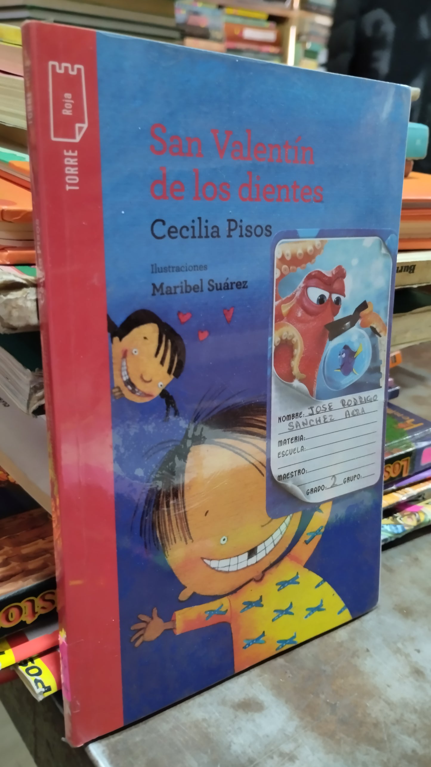 SAN VALENTIN POR CECILIA PISOS LIBRO USADO INFANTIL ALDAMA