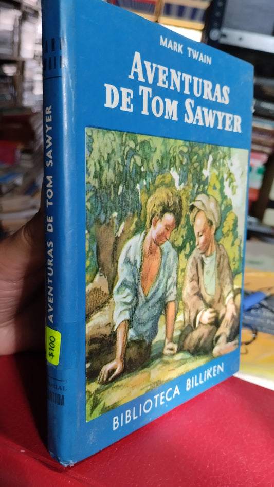 AVENTURAS DE TOM SAWYER POR MARK TWAIN LIBRO USADO ANTIGUO ALDAMA