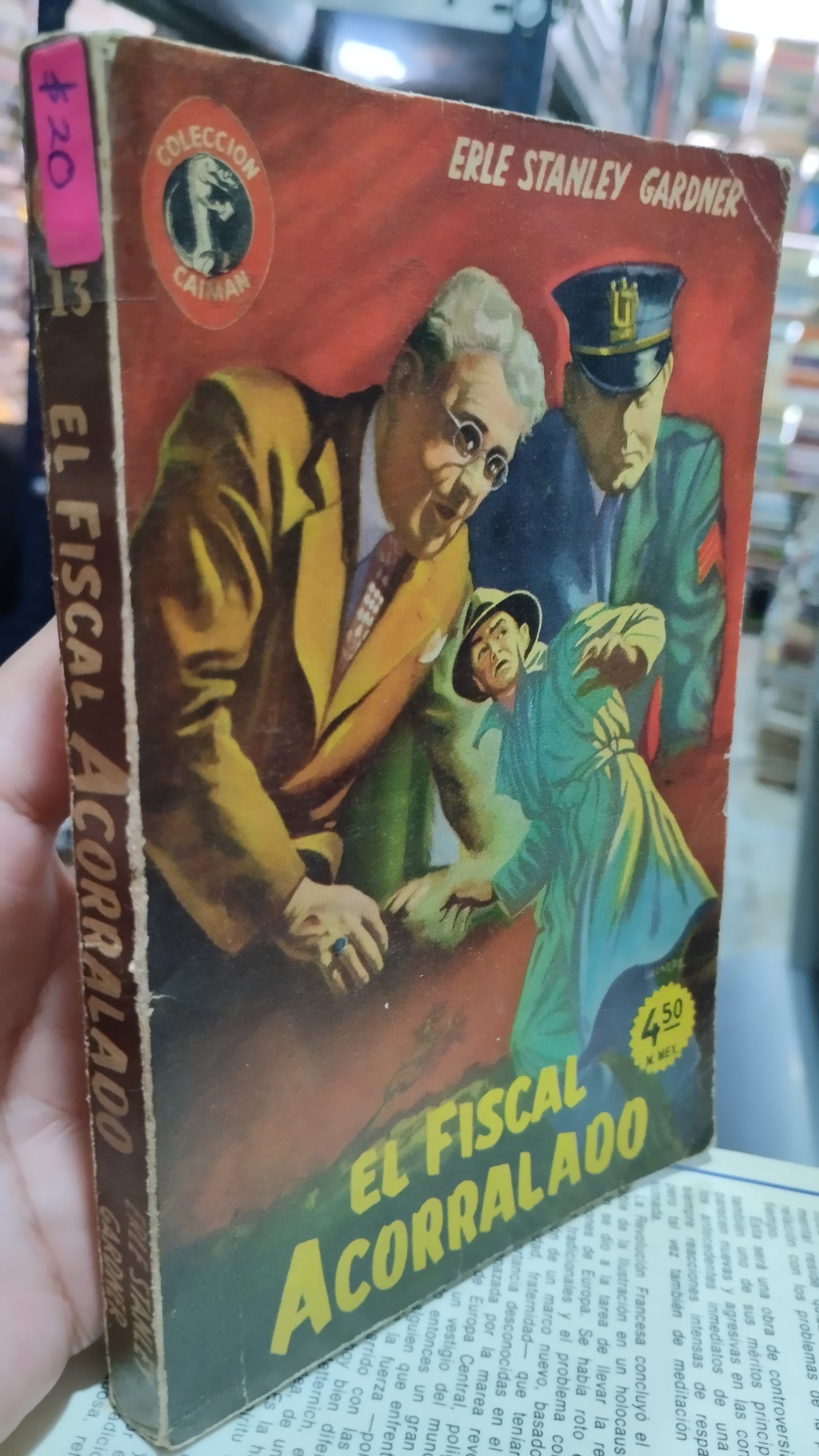 EL FISCAL ACORRALADO POR ERLE STANLEY GARDNER LIBRO USADO NOVELAS ALDAMA