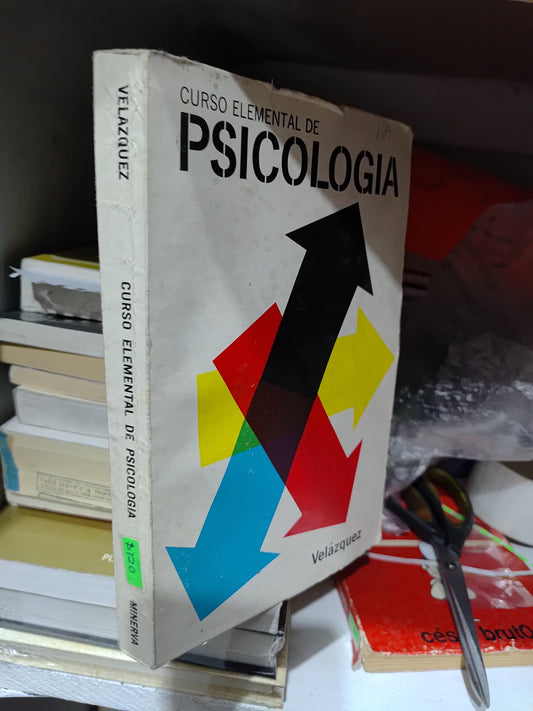 CURSO ELEMENTAL DE PSICOLOGIA POR JOSE M. VELAZQUEZ USADO PSICOLOGIA JUAREZ 507