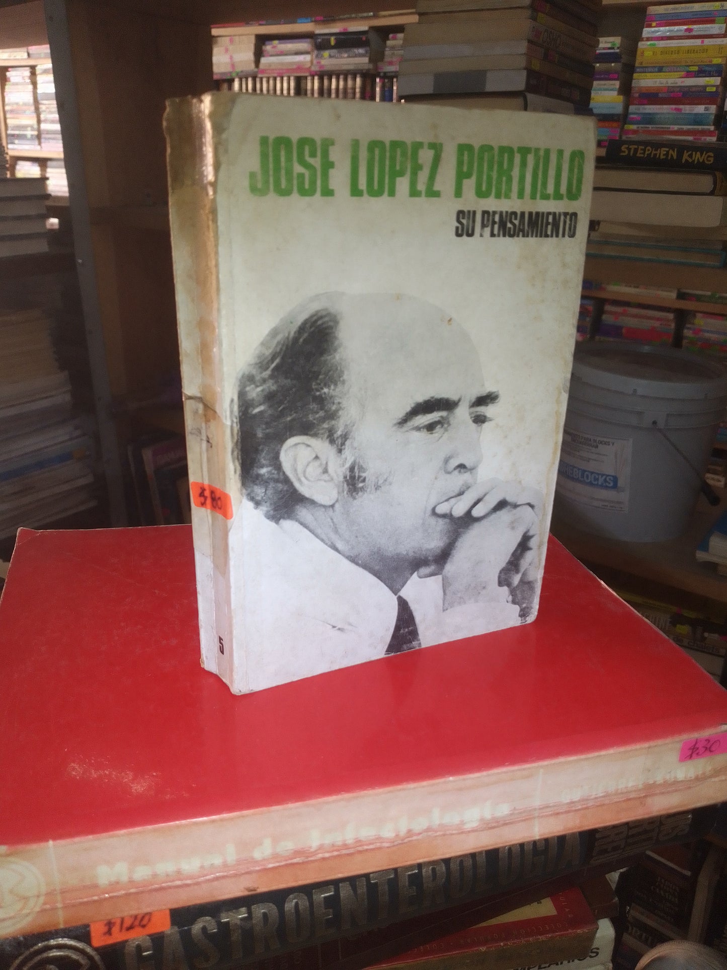 JOSÉ LÓPEZ PORTILLO SU PENSAMIENTO POR EL PARTIDO REVOLUCIONARIO INSTITUCIONAL USADO POLÍTICA LITERARIO 207