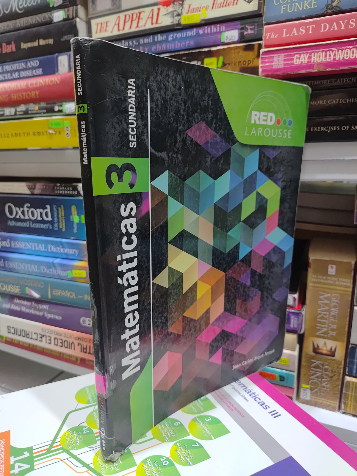 MATEMATICAS 3 POR JUAN CARLOS XIQUE ANAYA USADO MATEMÁTICAS JUAREZ 507
