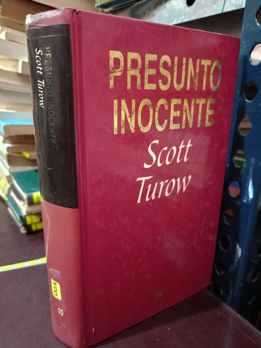 PRESUNTO INOCENTE POR SCOTT TUROW USADO NOVELA LITERARIO 305
