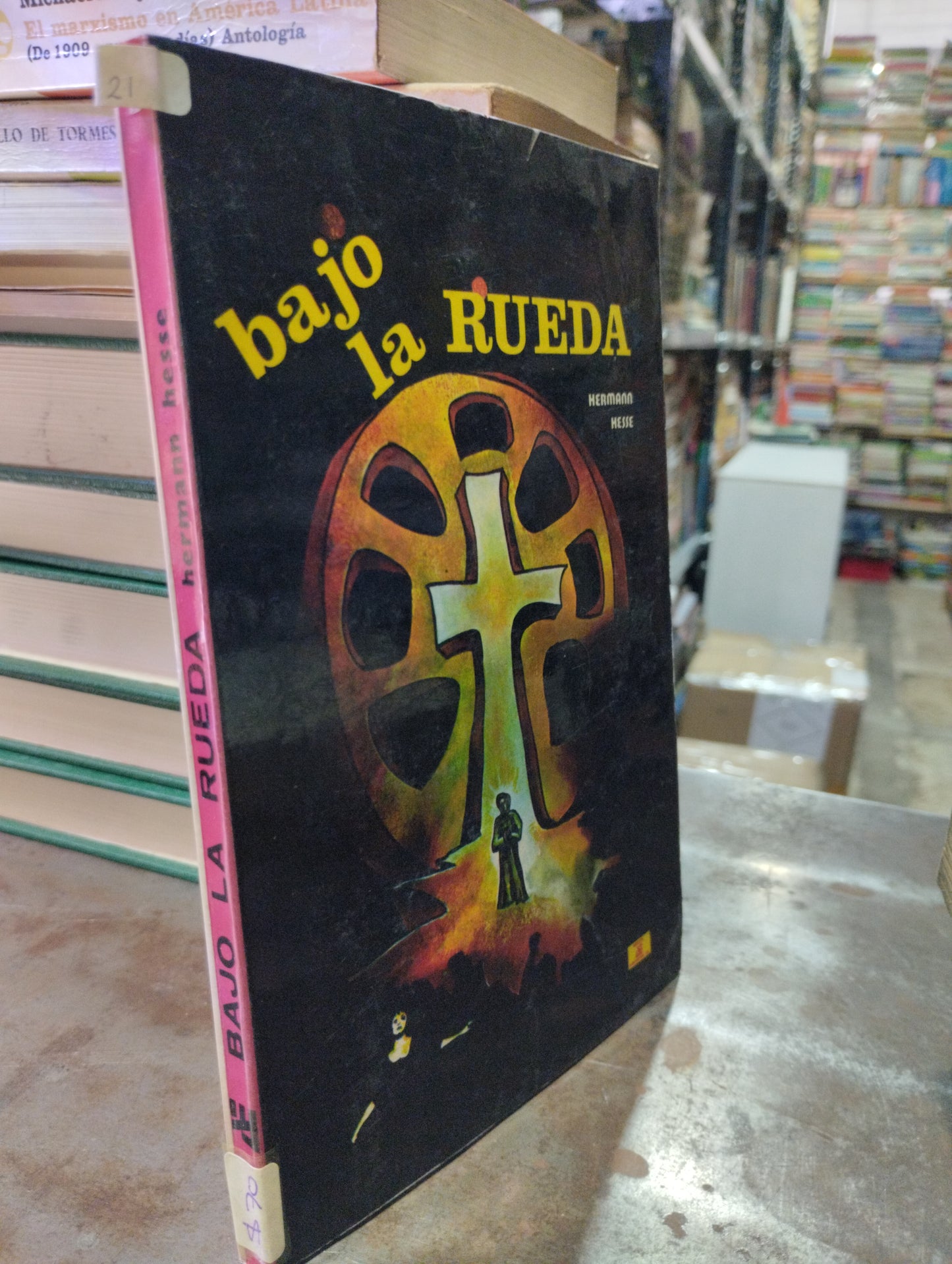 BAJO LA RUEDA POR GERMNN HESSE USADO NOVELAS ALDAMA