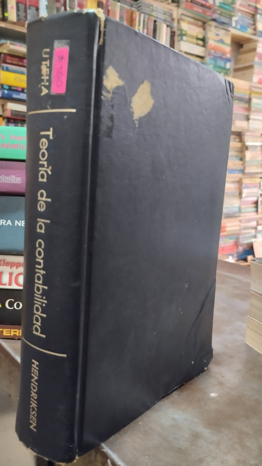 TEORIA DE LA CONTABILIDAD POR HENDRIKSEN LIBRO USADO ADMINISTRACION ALDAMA