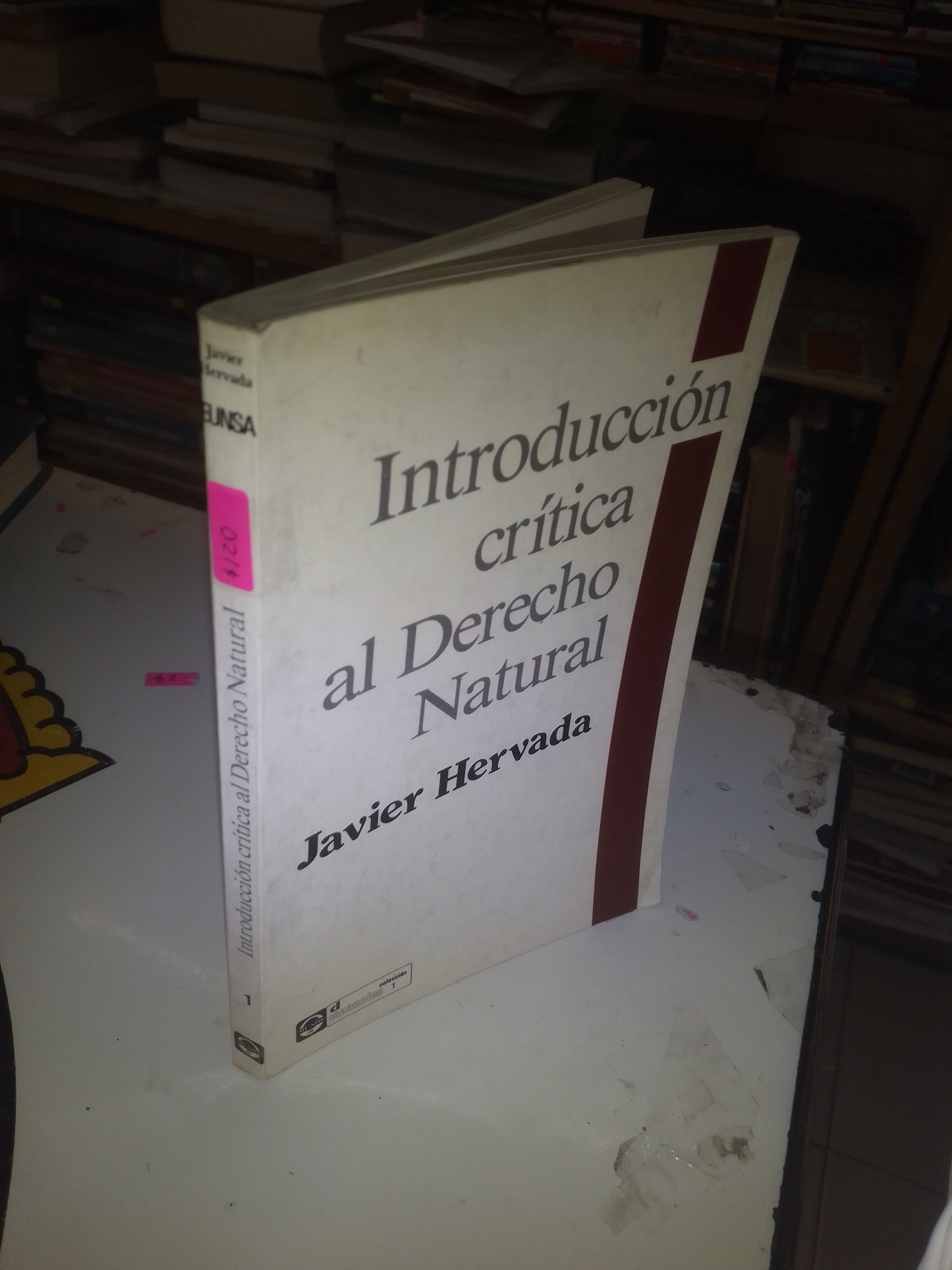 INTRODUCCIÓN CRÍTICA AL DERECHO NATURAL POR JAVIER HERVADA USADO DERECHO LITERARIO 207