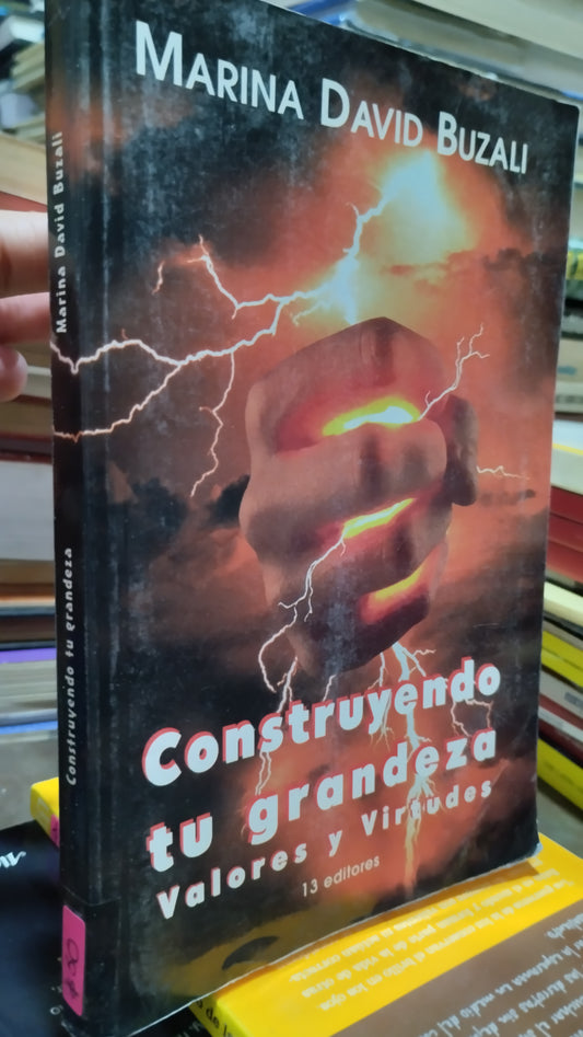 CONSTRUYENDO TU GRANDEZA POR MARINA DAVID BUZALI LIBRO USADO SUPERACION PERSONAL ALDAMA