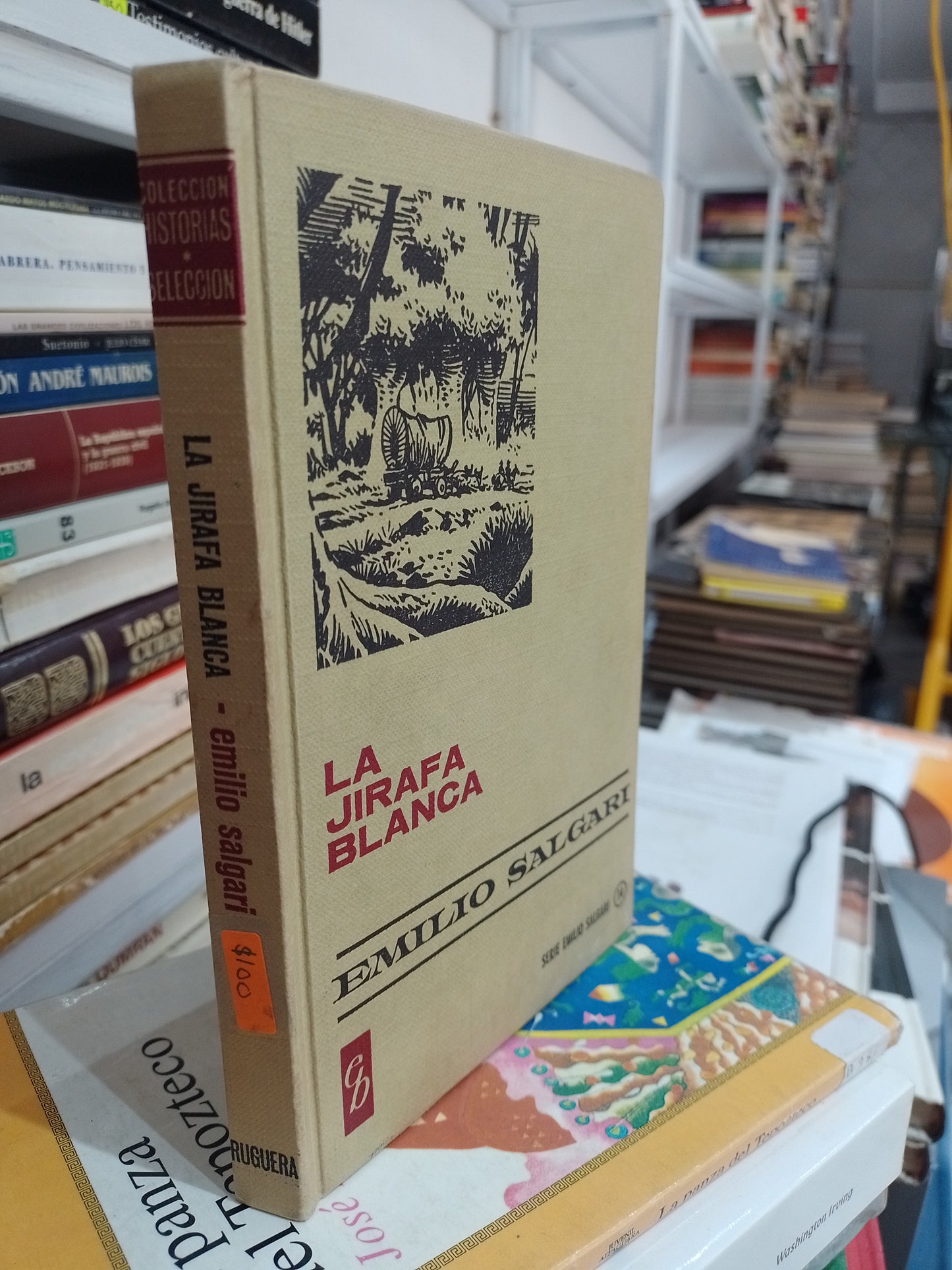LA JIRAFA BLANCA POR EMILIO SANCHEZ USADO NOVELA JUAREZ 515