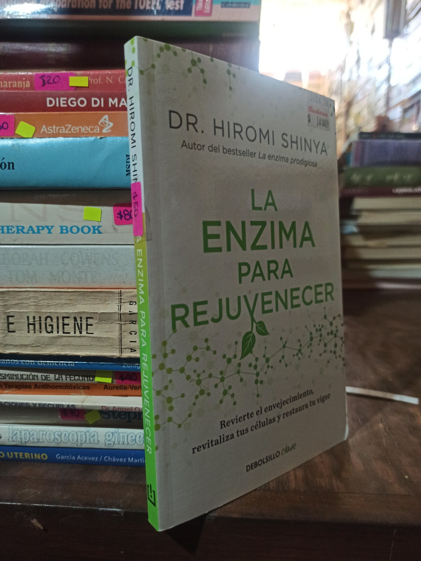LA ENZIMA PARA REJUVENECER POR HIROMI SHINYA USADO SALUD ALDAMA