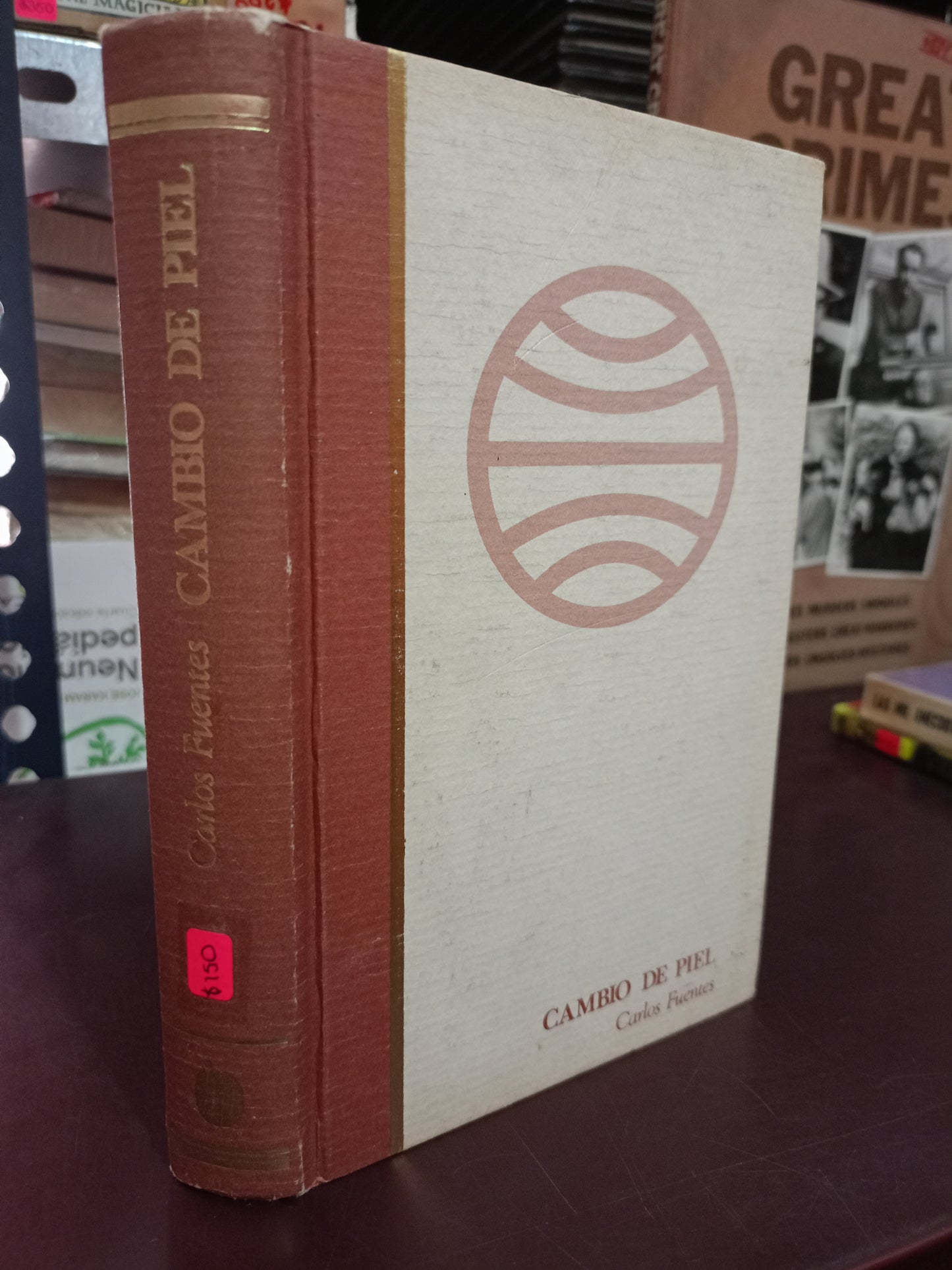 CAMBIO DE PIEL POR CARLOS FUENTES USADO NOVELA LITERARIO 305