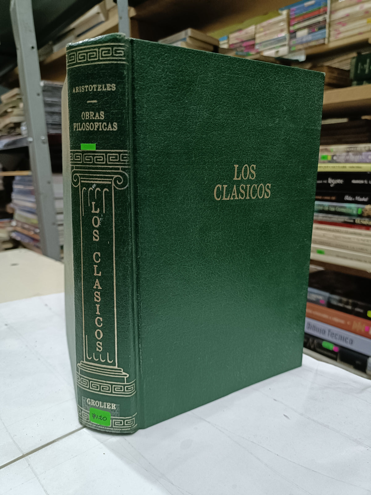 LOS CLASICOS OBRAS FILOSOFICAS POR ARISTOTELES USADO NOVELA LITERARIO 207