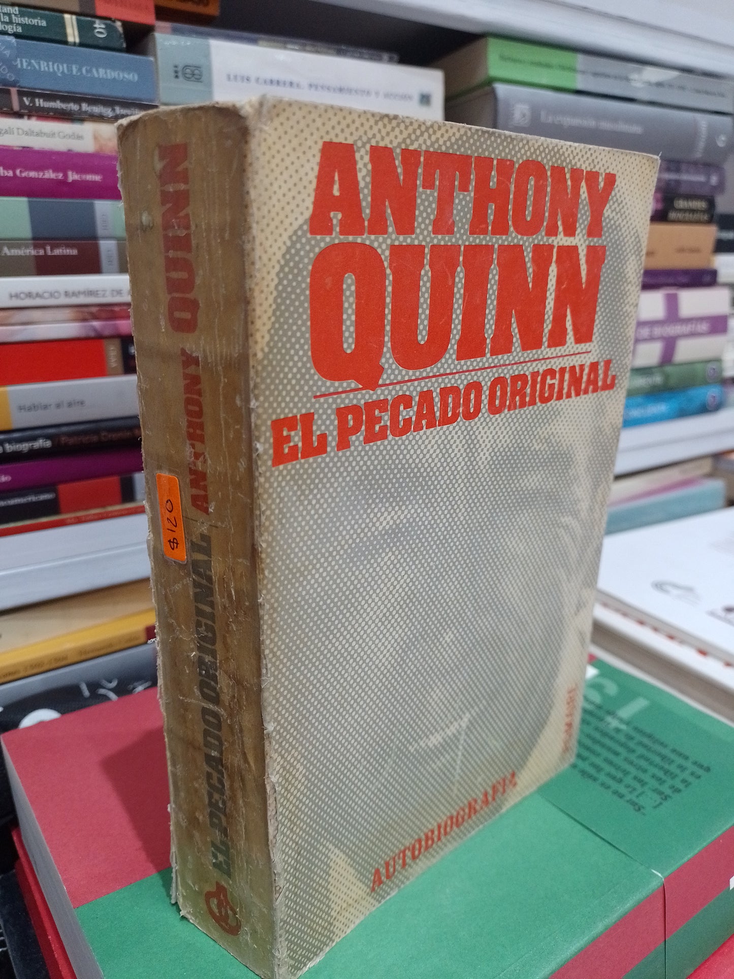 EL PECADO ORIGINAL POR ANTHONY QUINN USADO NOVELA JUAREZ 515