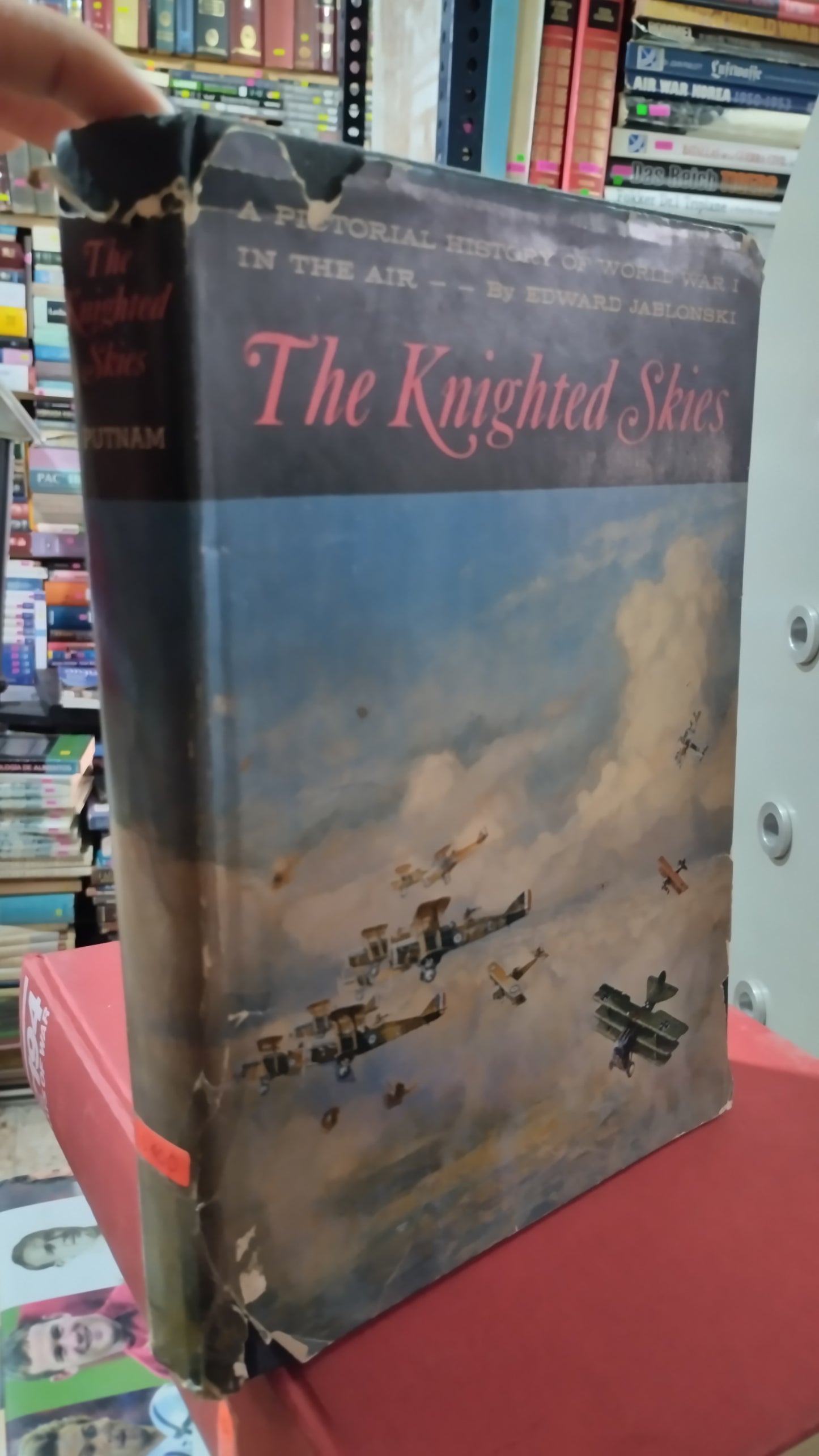 THE KNIGHTED SKIES POR EDWARD JABLONSKI LIBRO USADO HISTORIA ALDAMA
