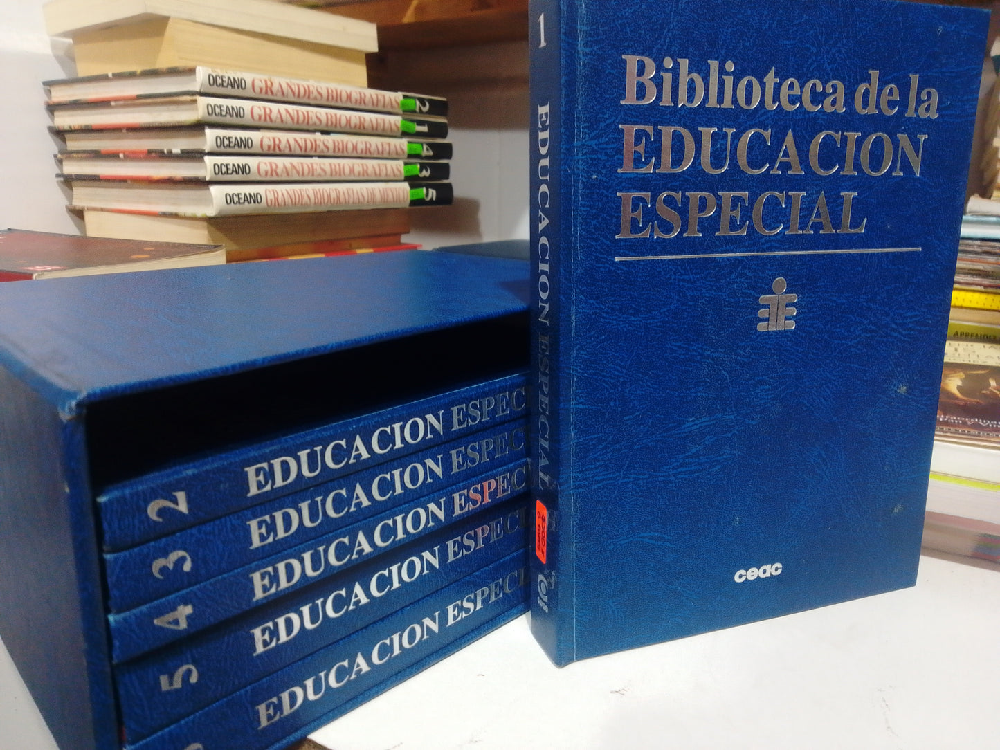 BIBLIOTECA DE EDUCACION ESPECIAL 6 TOMOS USADO EDUCACION JUAREZ