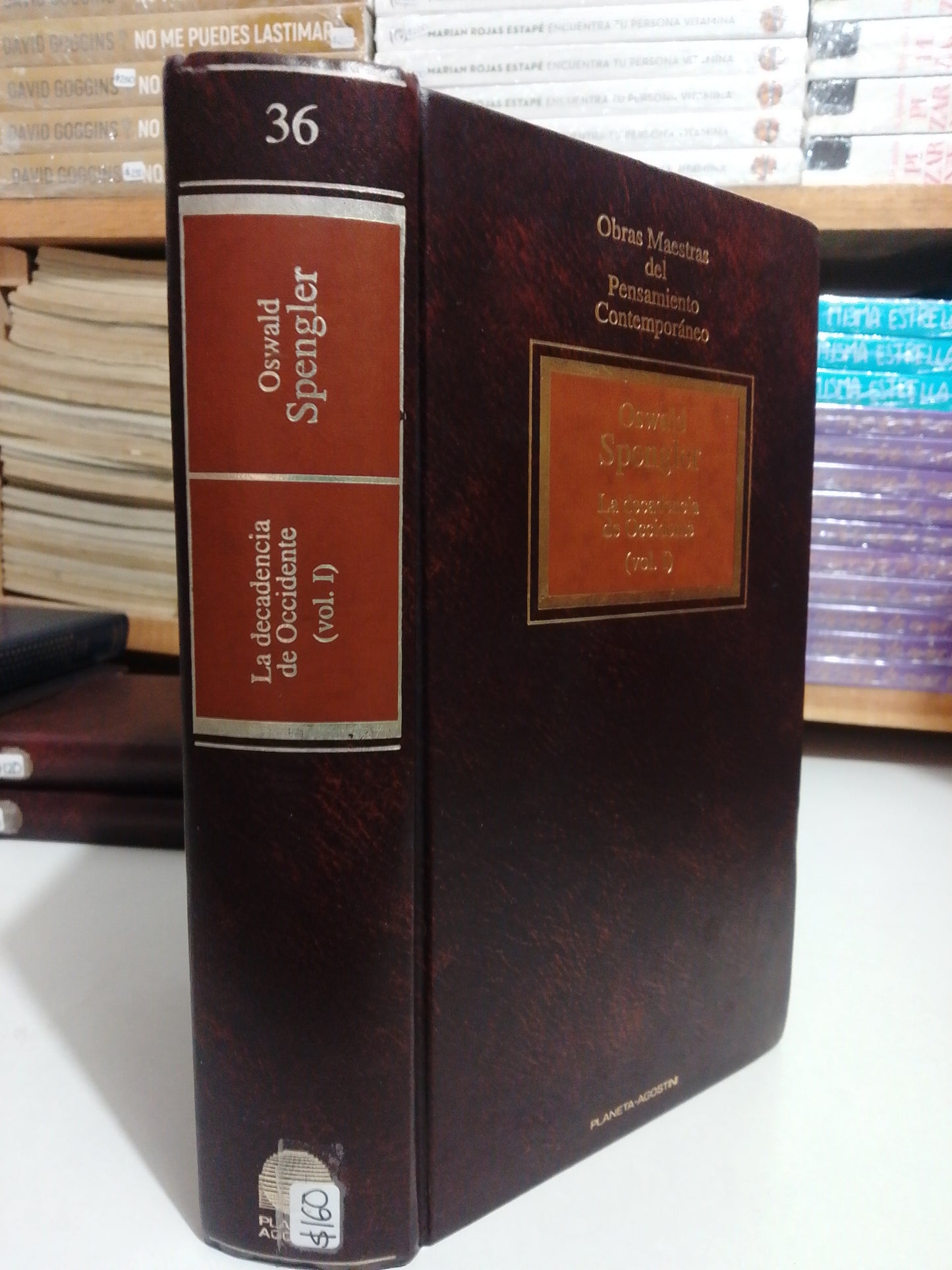 LA DECADENCIA DE OCCIDENTE VOL I POR OSWALD SPENGLER USADO NOVELA JUAREZ