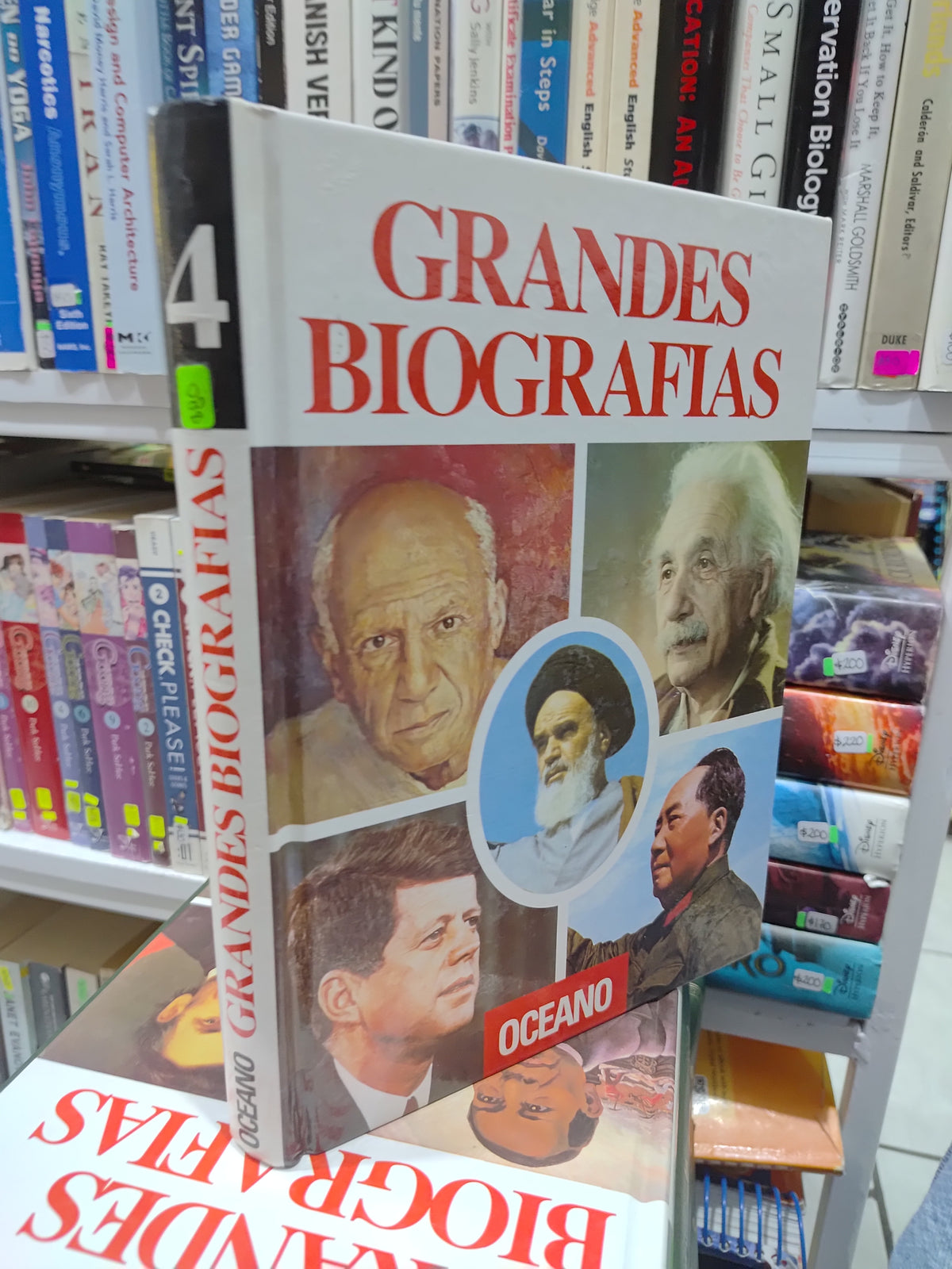 GRANDES BIOGRAFIAS TOMO 4 POR EDITORIAL OCEANO USADO HISTORIA JUAREZ 507