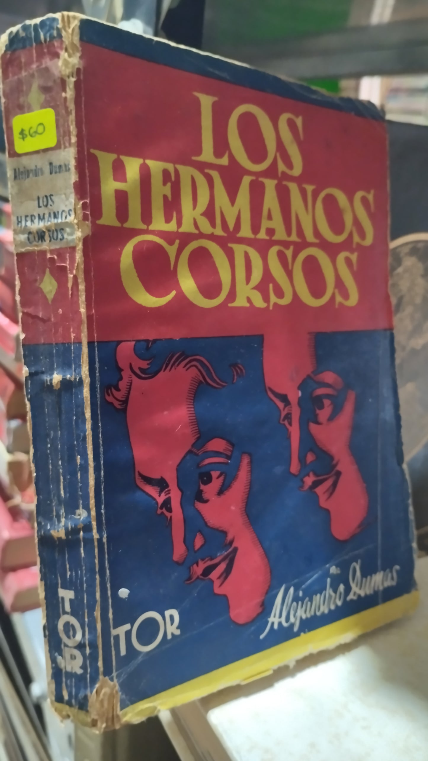 LOS HERMANOS CORSOS POR ALEJANDRO DUMAS LIBRO USADO NOVELAS ALDAMA