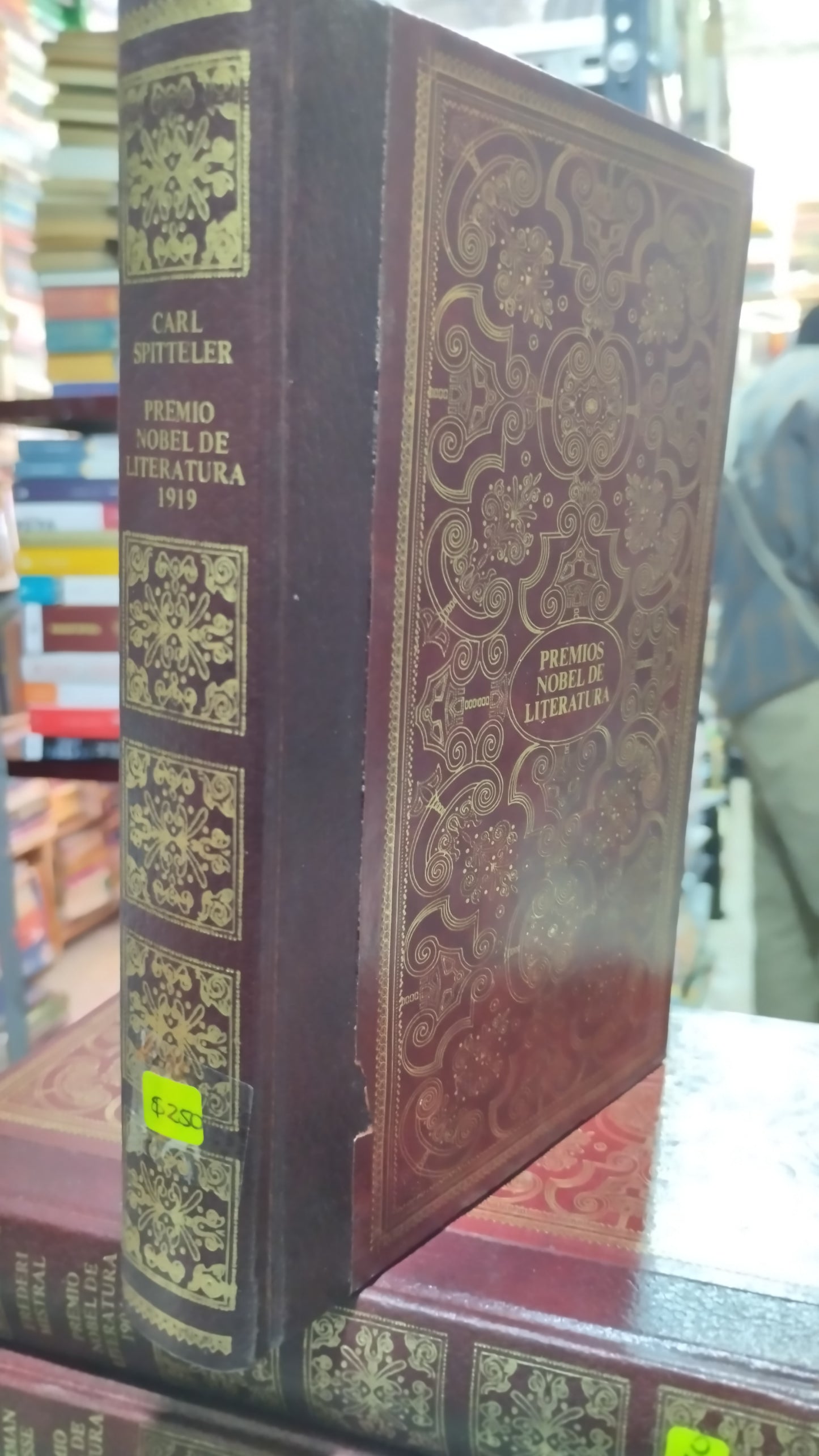 PREMIO NOBEL DE LITERATURA 1019 POR CARL SPITTELER LIBRO USADO ANTIGUO ALDAMA