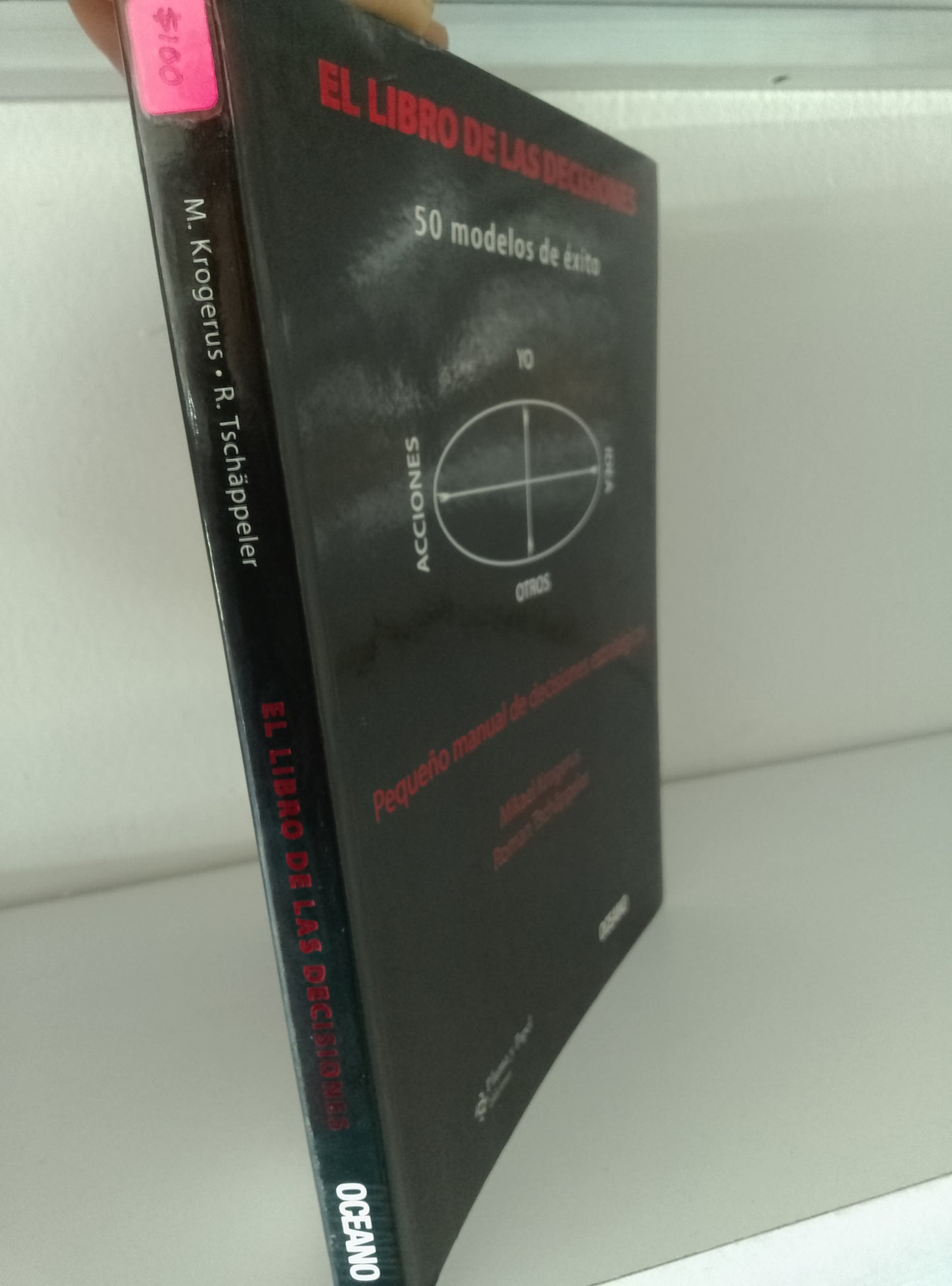 EL LIBROS DE ÑAS DESICIONES 50 MODELOS DE EXITO PEQUEÑO MANUAL DE DECISIONES ESTRATEGICAS MIKAEL KROGERUS ROMAN TSCHÄPPELER USADO SUPERACION PERSONAL JUAREZ 515