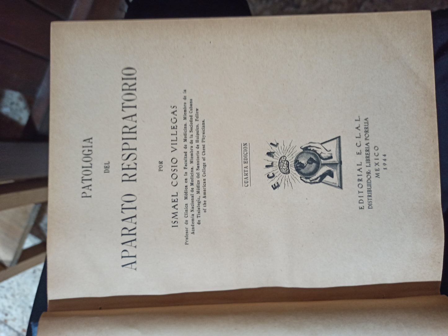 PATOLOGIA DEL APARATO RESPIRATORIO POR ISMAEL COSIO VILLEGAS USADO SALUD ALDAMA