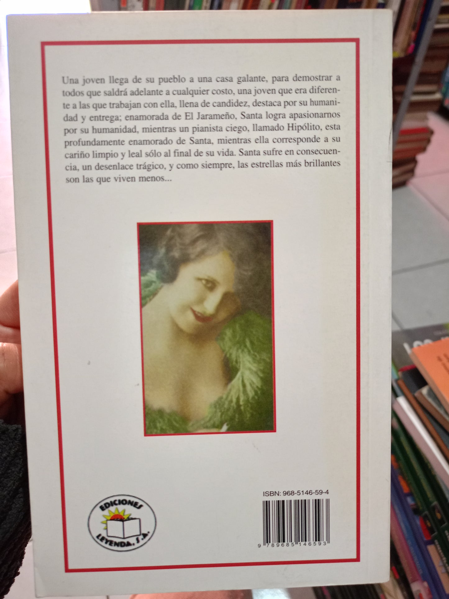 SANTA FEDERICO GAMBOA USADO NOVELA LITERARIO 305