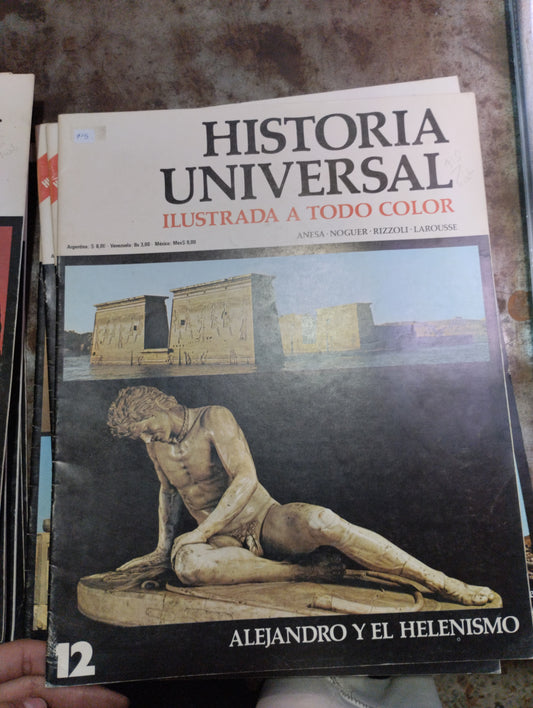 HISTORIA UNIVERSAL ILUSTRADA A TODO COLOR POR ANESA NOGUER RIZZOLI LAROUSSE USADO ARTE ALDAMA